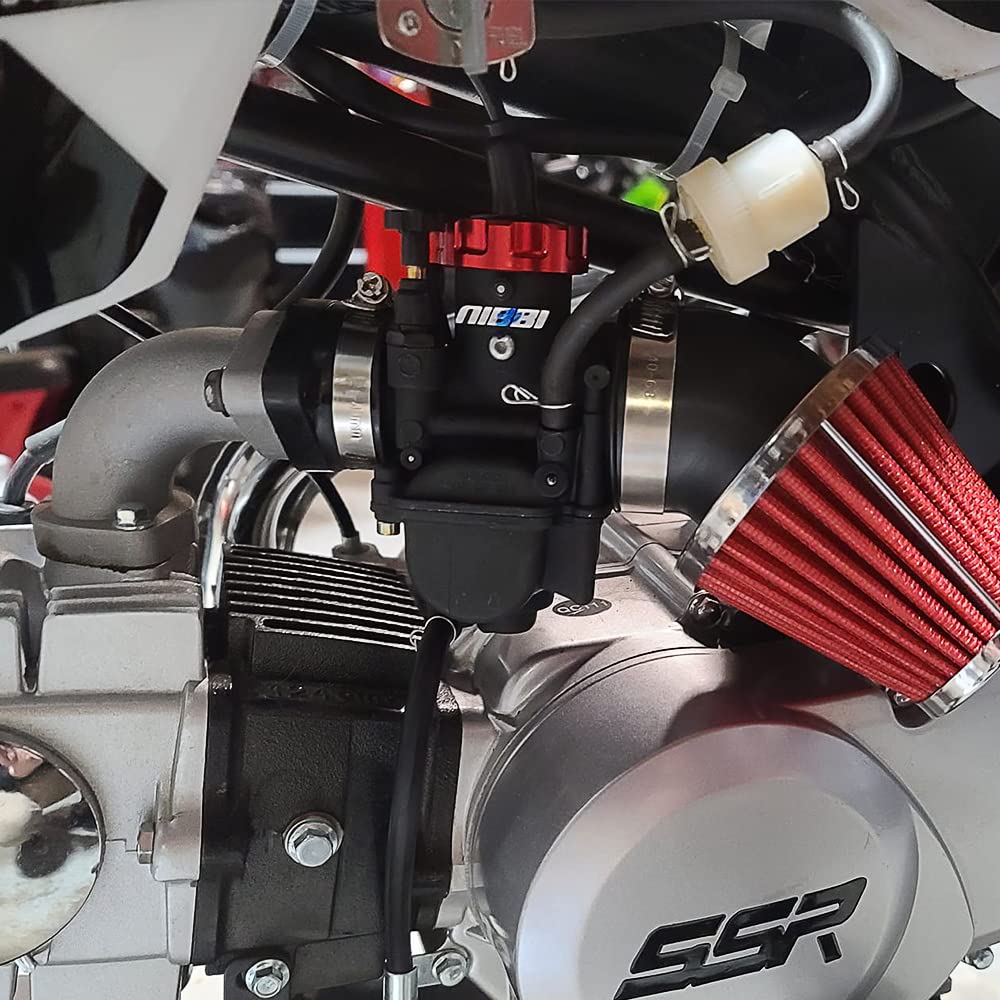 NIBBI Racing Parts Motorcycle 125CC Air Intake Manifold 33mm Carburetor Manifold Carburetor Adapter Manifold Adapter Intake Mani