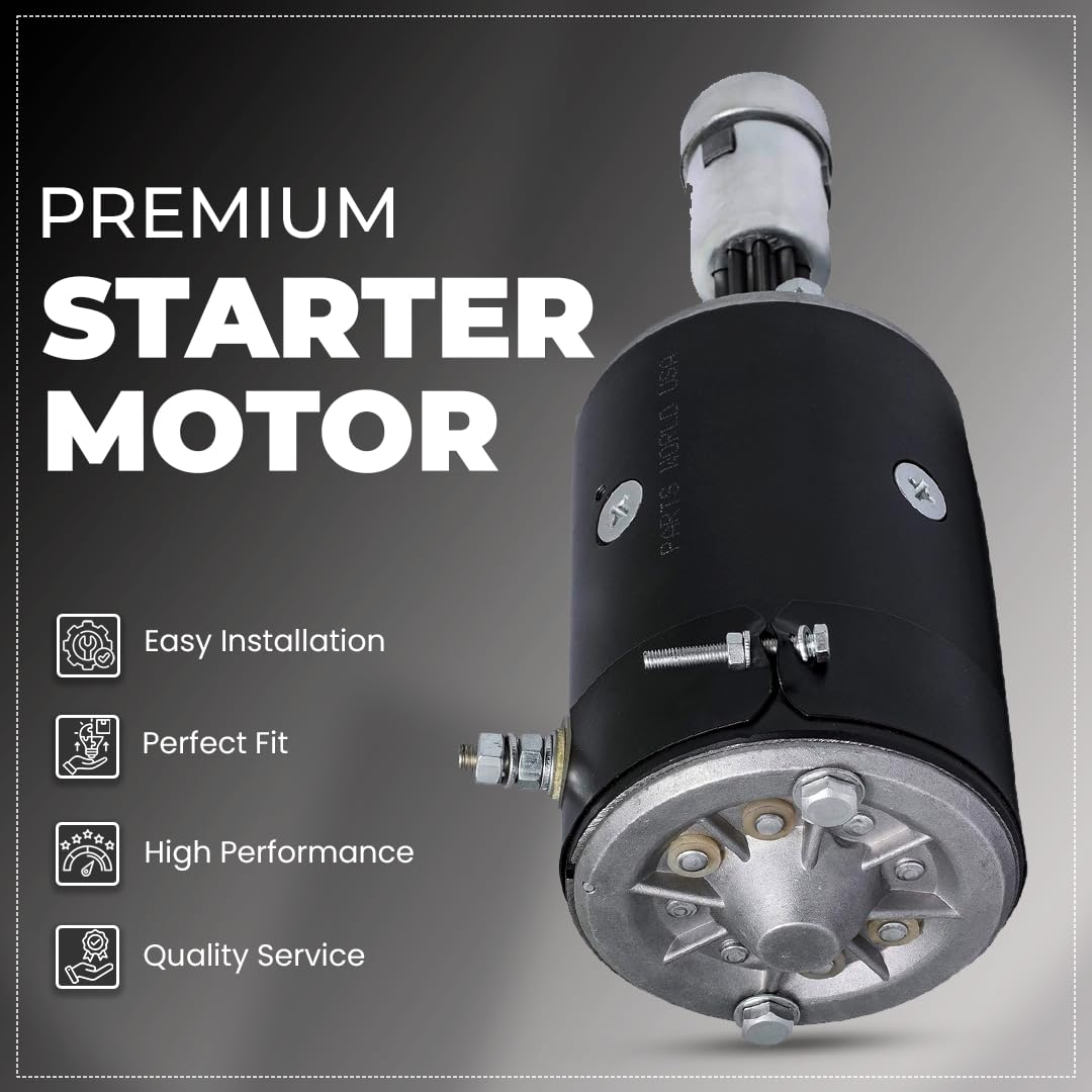12V Starter For Ford 8N, 9N, 2N Tractors - 1939-1952 Model Years - 3109, 8N1100R, 8N11001, 1831810, 8N-11001R, 9N11001, 9N11002,