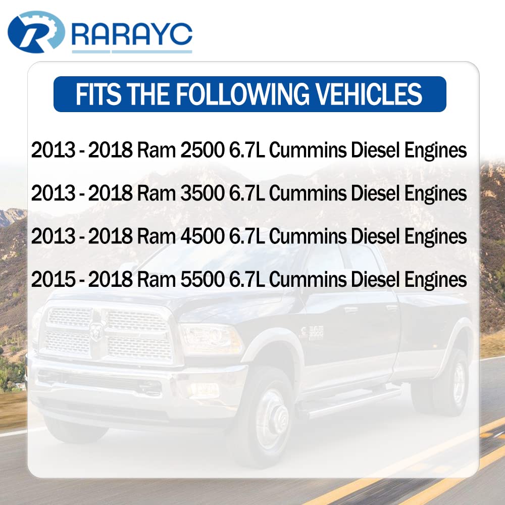 Upgrade 6.7L Cummins Fuel Filter Water Separator Set | Replacement For 2013-2018 Dodge Ram 2500 3500 4500 5500 6.7L | Replaces#