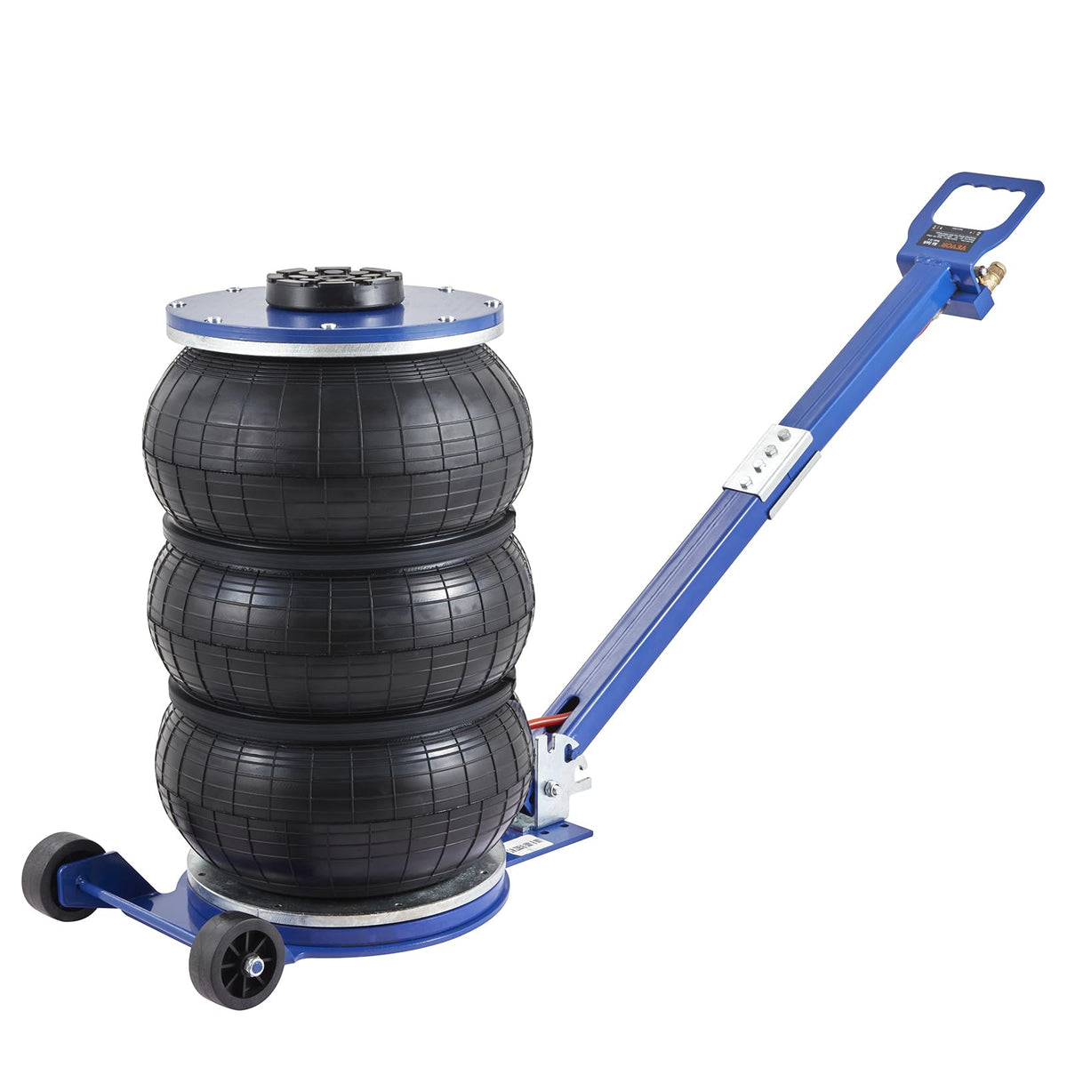 Vevor Air Jack, 5 Ton/11000 Lbs Triple Bag Air Jack, Airbag Jack With Six Steel Pipes, Lift Up To 18.5 Inch/470 Mm, 3-5 S Fast L