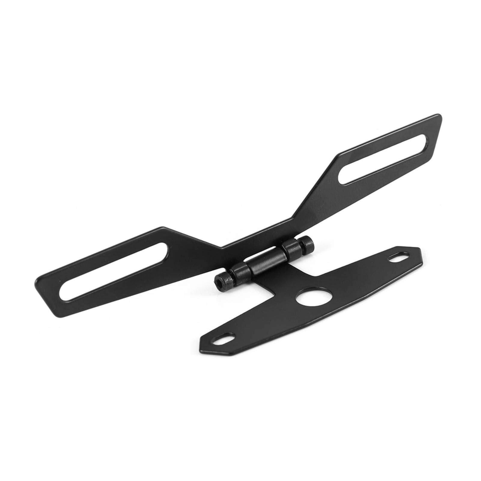 Motorcycle License Plate Bracket, Motorcycle License Plate Mount, Adjustable Motorcycle Flip Plate, Universal Rear Light Bracket