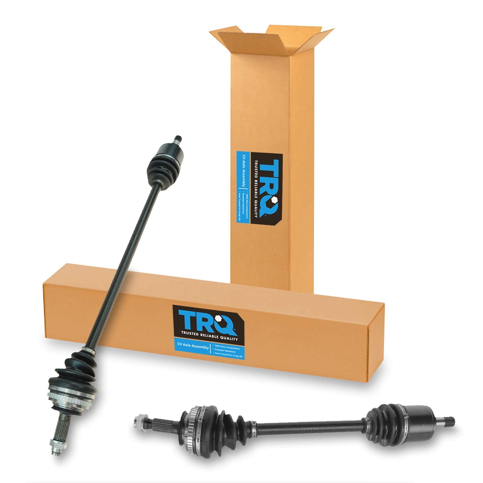 Trq Front Cv Axle Shaft Assembly Set Compatible With 1992-2000 Honda Civic 1993-1997 Civic Del Sol