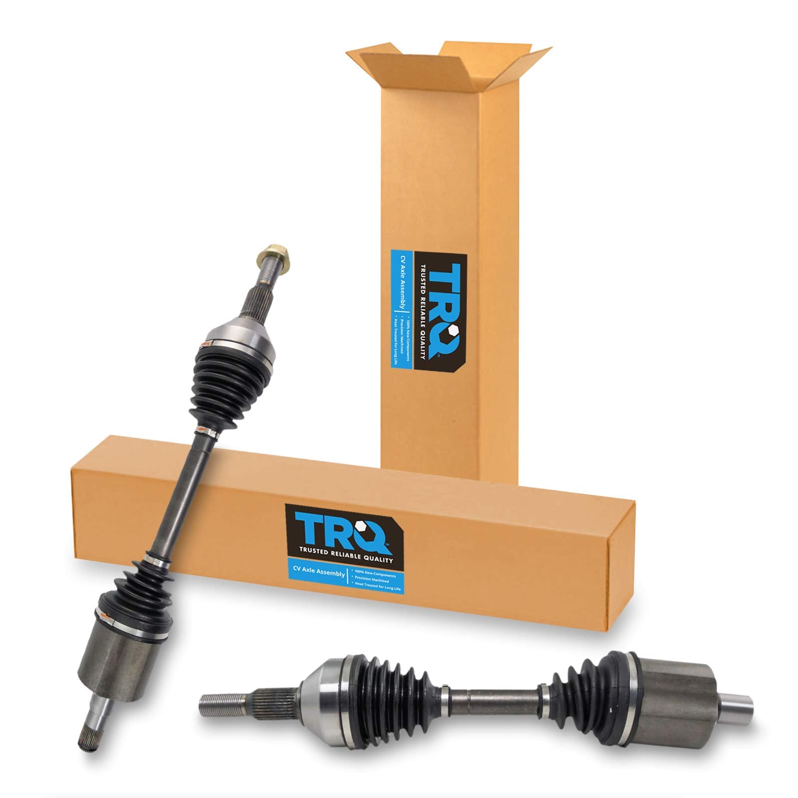 Trq Front Cv Axle Shaft Assembly Set Compatible With 2008-2009 Buick Lacrosse 2006-2009 Chevrolet Impala 2006-2007 Monte Carlo 2