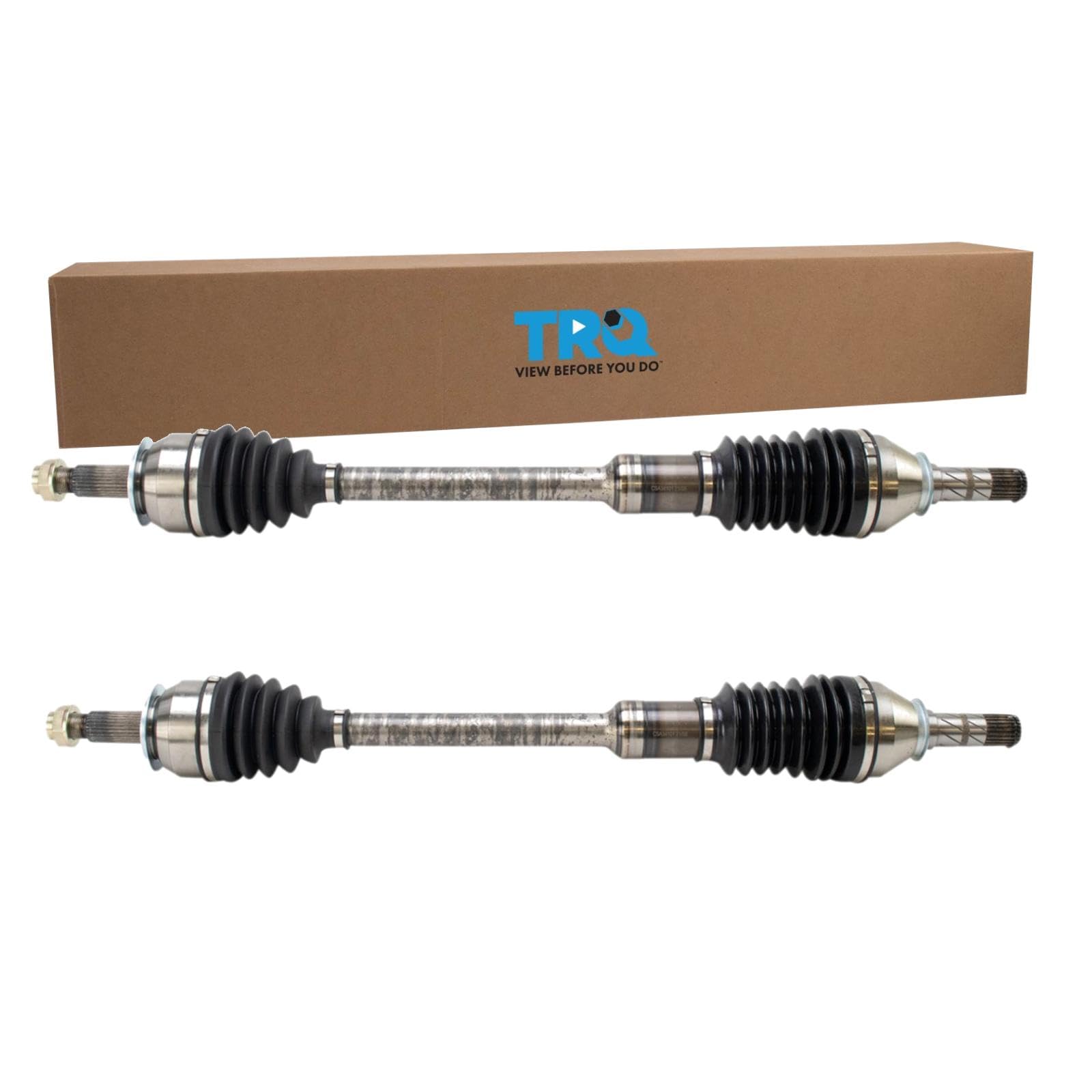 Trq Front Cv Axle Shaft Assembly Set Compatible With 2010-2014 Subaru Legacy Outback