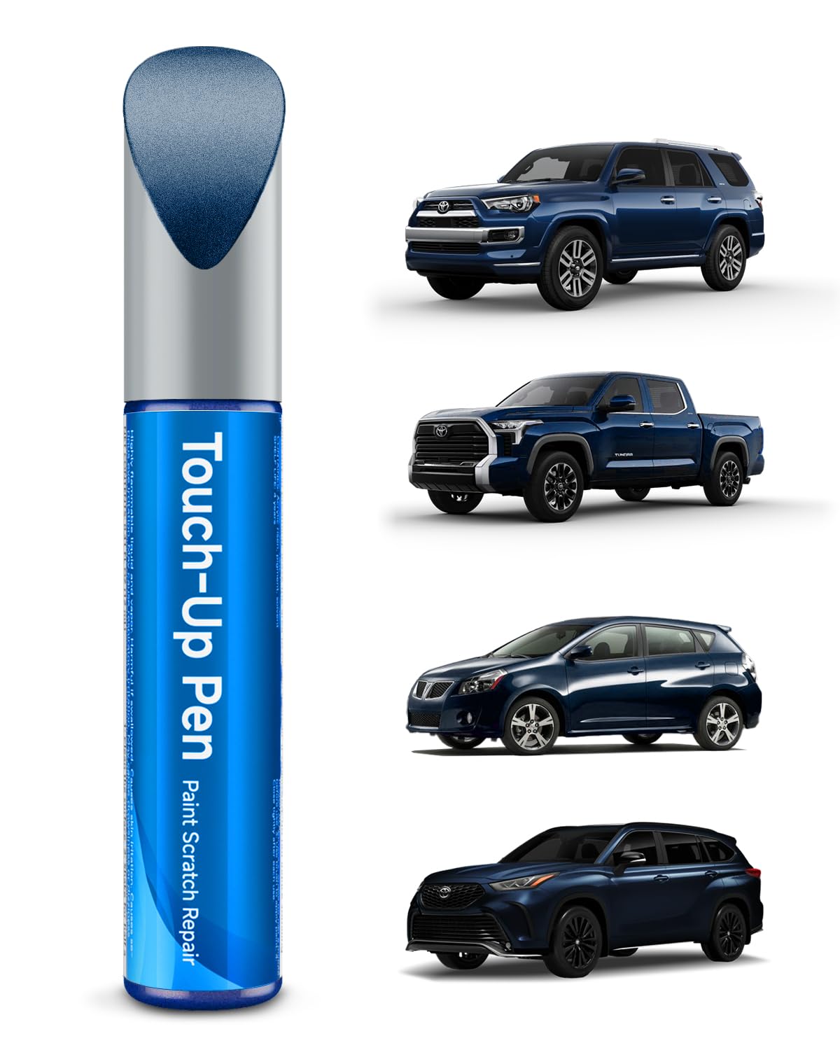 8S6 Dark/Nautical Blue Metallic Touch Up Paint Compatible with Toyota Exact Match Touch Up Paint Car Scratch Repair
