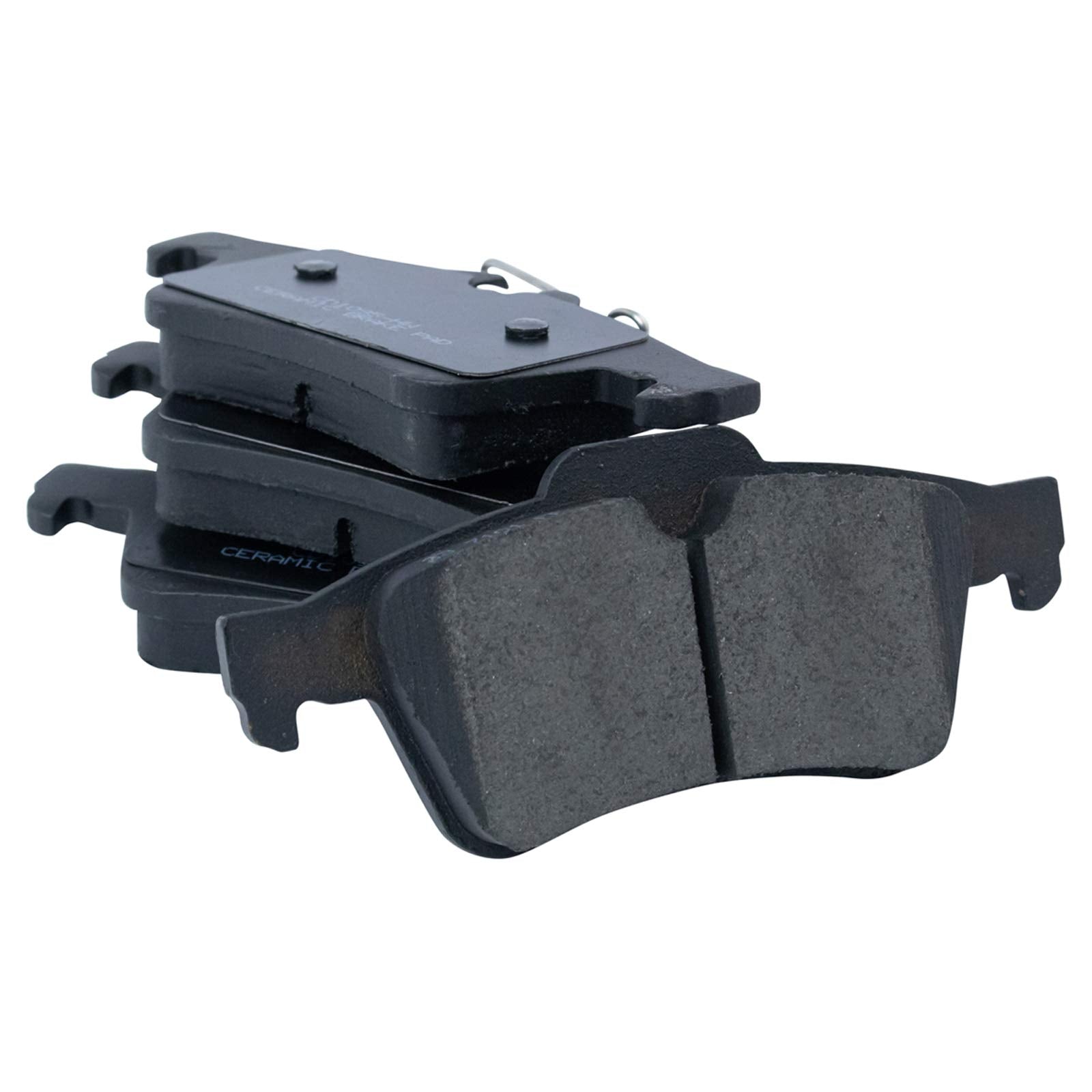 Trq Front And Rear Brake Pad & Rotor Kit Brake Pads Brake Rotor Ceramic Compatible With 2006-2013 Mazda 3