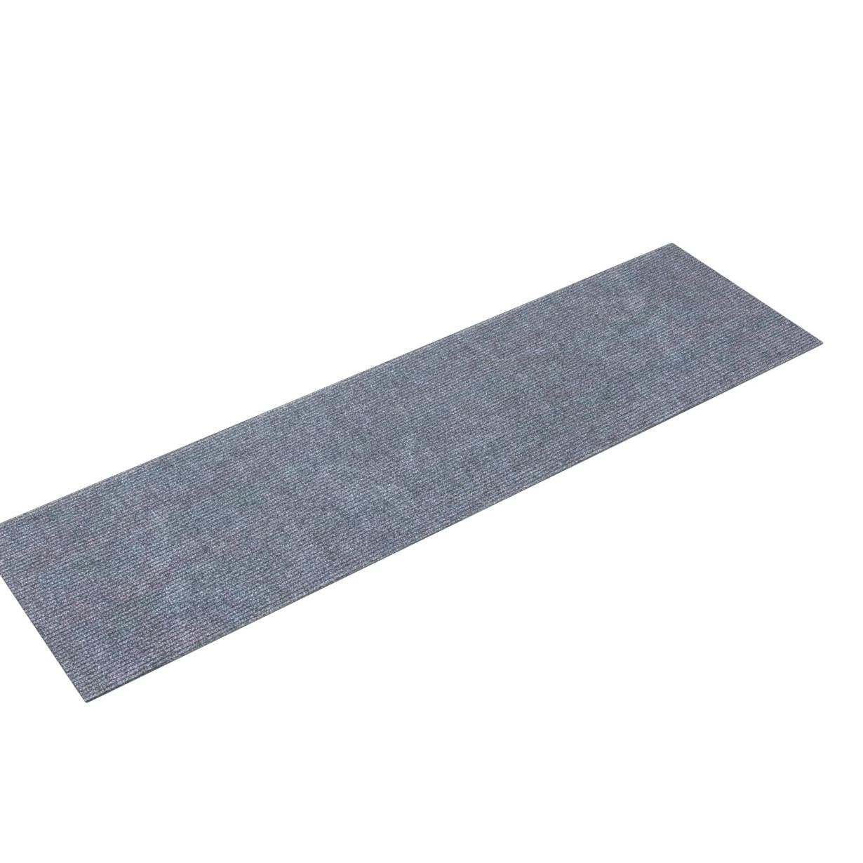 Ottomanson Solid Design Non-Slip Rubberback 3X8 Indoor/Outdoor Runner Rug For Hallway, Kitchen, Living Room, Garage, Patio, 2'7'