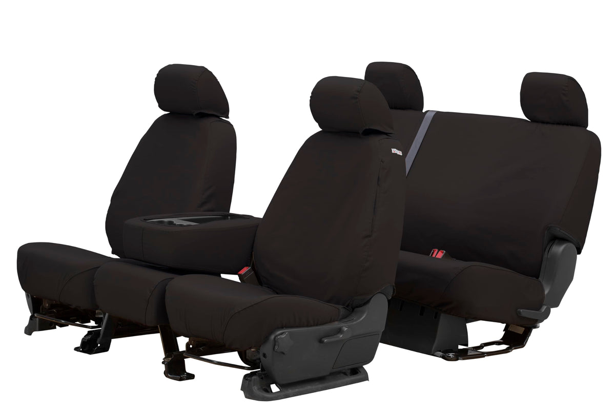Covercraft Ss3414Pcch Seatsaver Front Row Custom Fit Seat Cover For Select Chevrolet/Gmc Models - Polycotton (Charcoal)