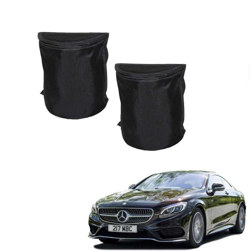 Kozdiko Semi Cylindrical Car Dustbin Set of 2 Pcs for Mercedes Benz SCoupe