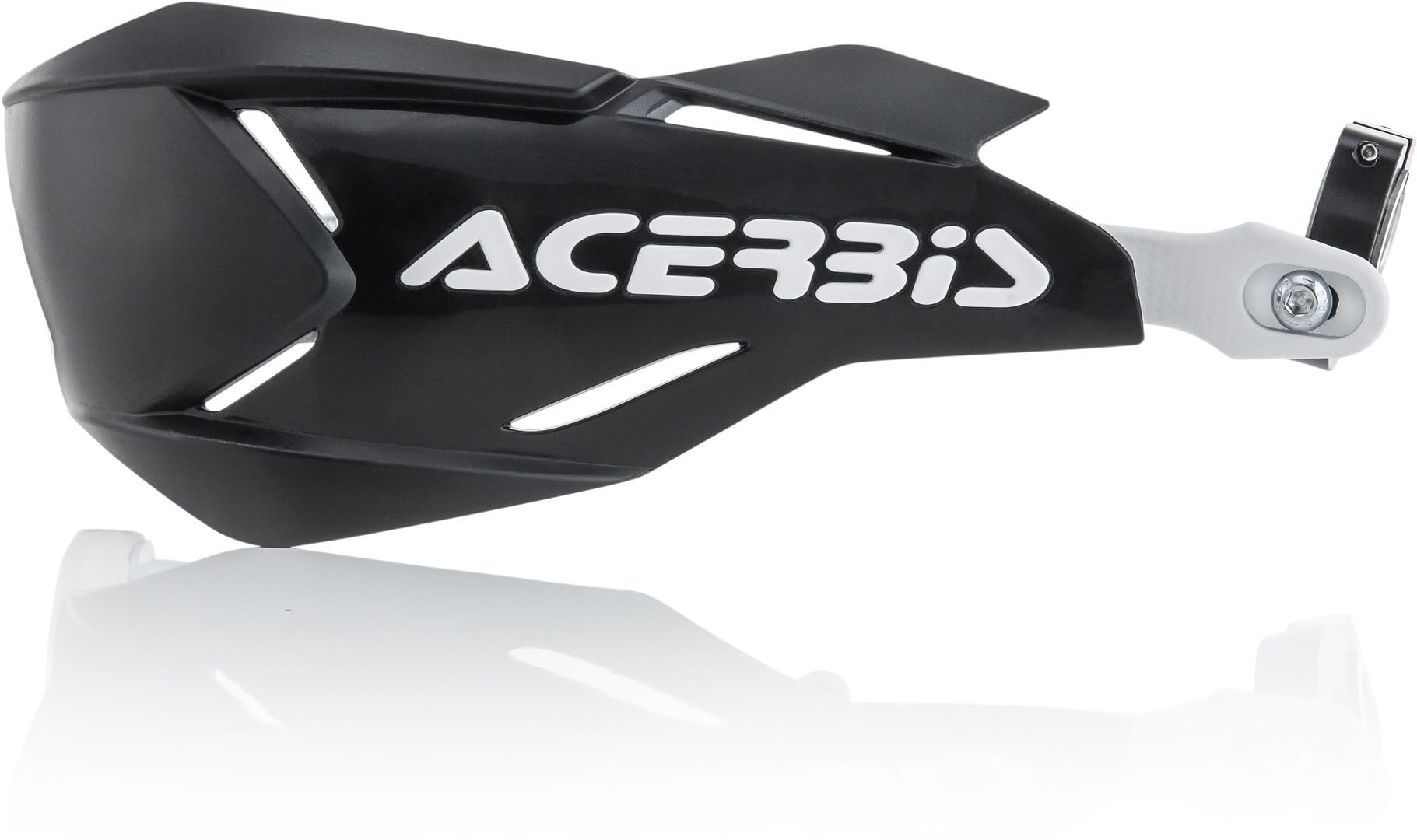 Acerbis 22397.315 Moto Hand Guards, Black/White, Size Unifit