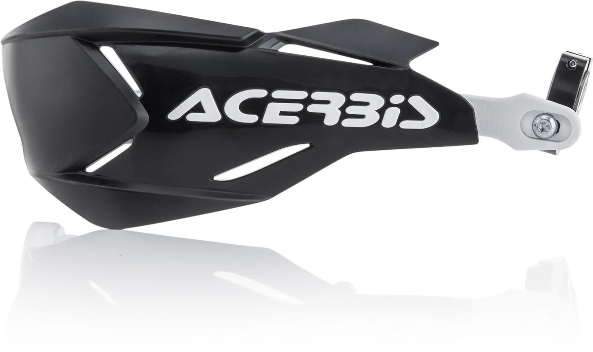 Acerbis 22397.315 Moto Hand Guards, Black/White, Size Unifit