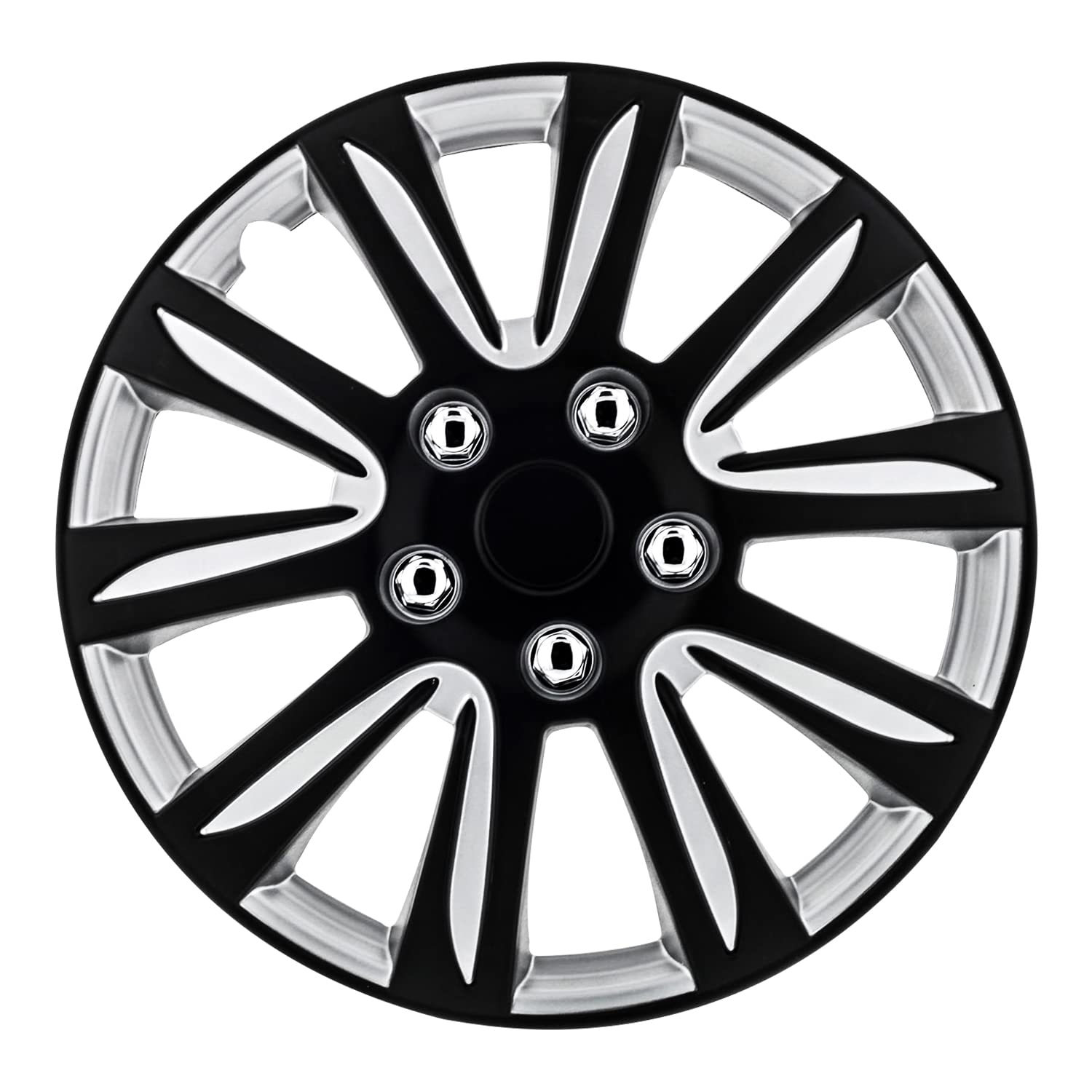 Pilot Wh546-16B-Bs Universal Fit Premier Toyota Camry Style Black 16 Inch Wheel Covers - Set Of 4