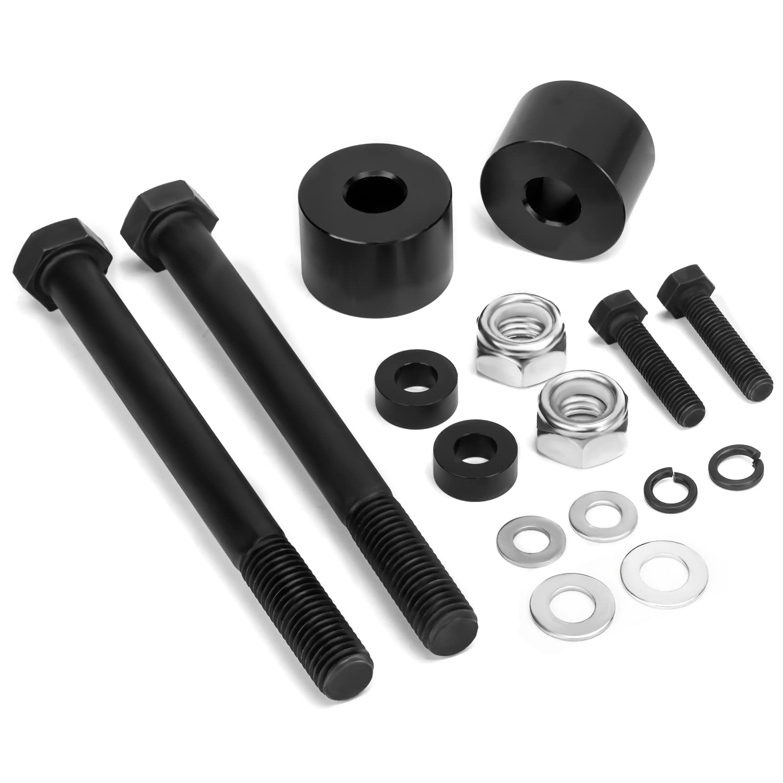 KSP Diff Drop, CNC Machined T6 Aircraft Billet Aluminum Differential Drop kit with skid plate drop spacer fit for Tacoma 4Runner