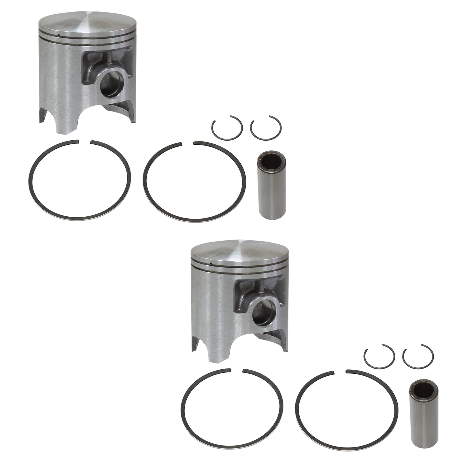 Spi, 09-807N, 2 Standard Bore Piston Kits For Yamaha Ss 440 Fits 1980-1985 Models - 66Mm