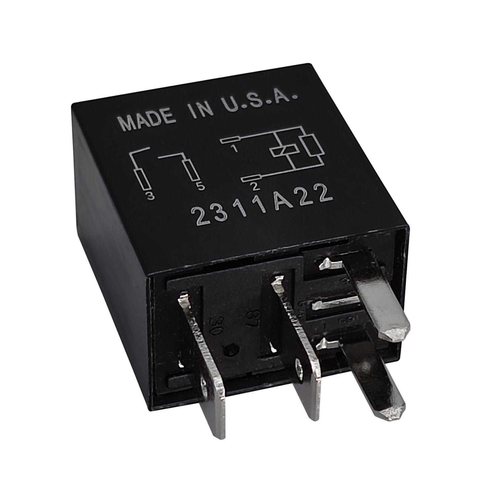 Relay 8T2T-14B192-Ab (Set Of 2), 12Vdc 4 Pins Plug-In Automotive Relay - Reliable Oem Replacement, Compatible For Select Ford Vehicles