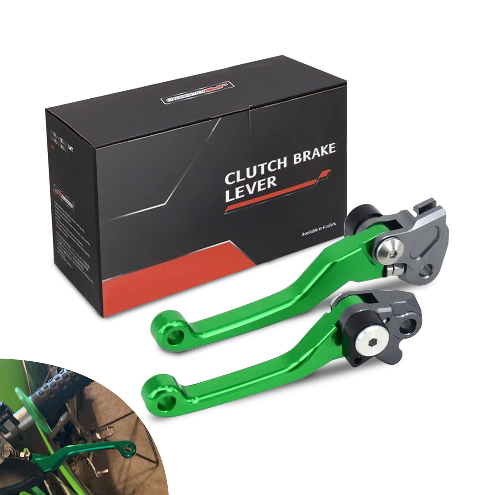 Jfg Racing Billet Pivot Foldable Clutch Brake Lever For Kx65 00-21 Kx85/Kx100 01-21 Kx125 00-05 Kx250 00-04 Kx250F/Kx500 04 - Gr