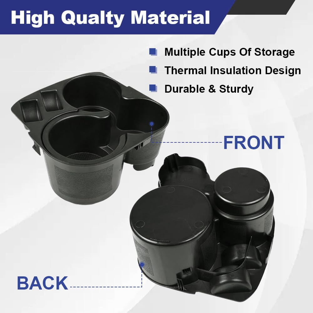 Pit66 Center Console Cup Holder Attachment,Compatible With 2007-2012 Nissan Altima, 68431-Ja00A