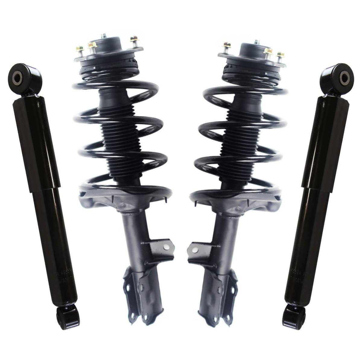 Autoshack Front & Rear Complete Struts Coil Springs And Shock Absorbers Set 4 Replacement For 2010-2013 Kia Forte 2010-2013 Kia Forte Koup 2012-2013 Kia Forte5 2.0L 2.4L Fwd Cstks0027