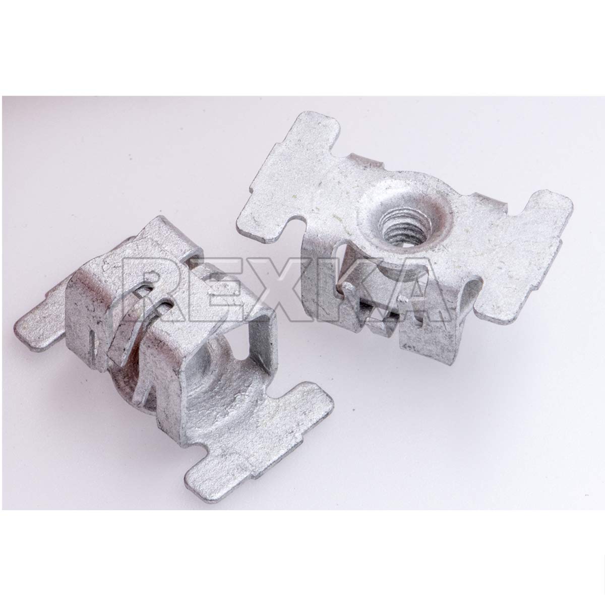 Rexka 10Pcs Mount Bracket Bumper Fascia Push In Retainer Nut For Gm 11548673 Buick Cadillac Chevrolet Gmc