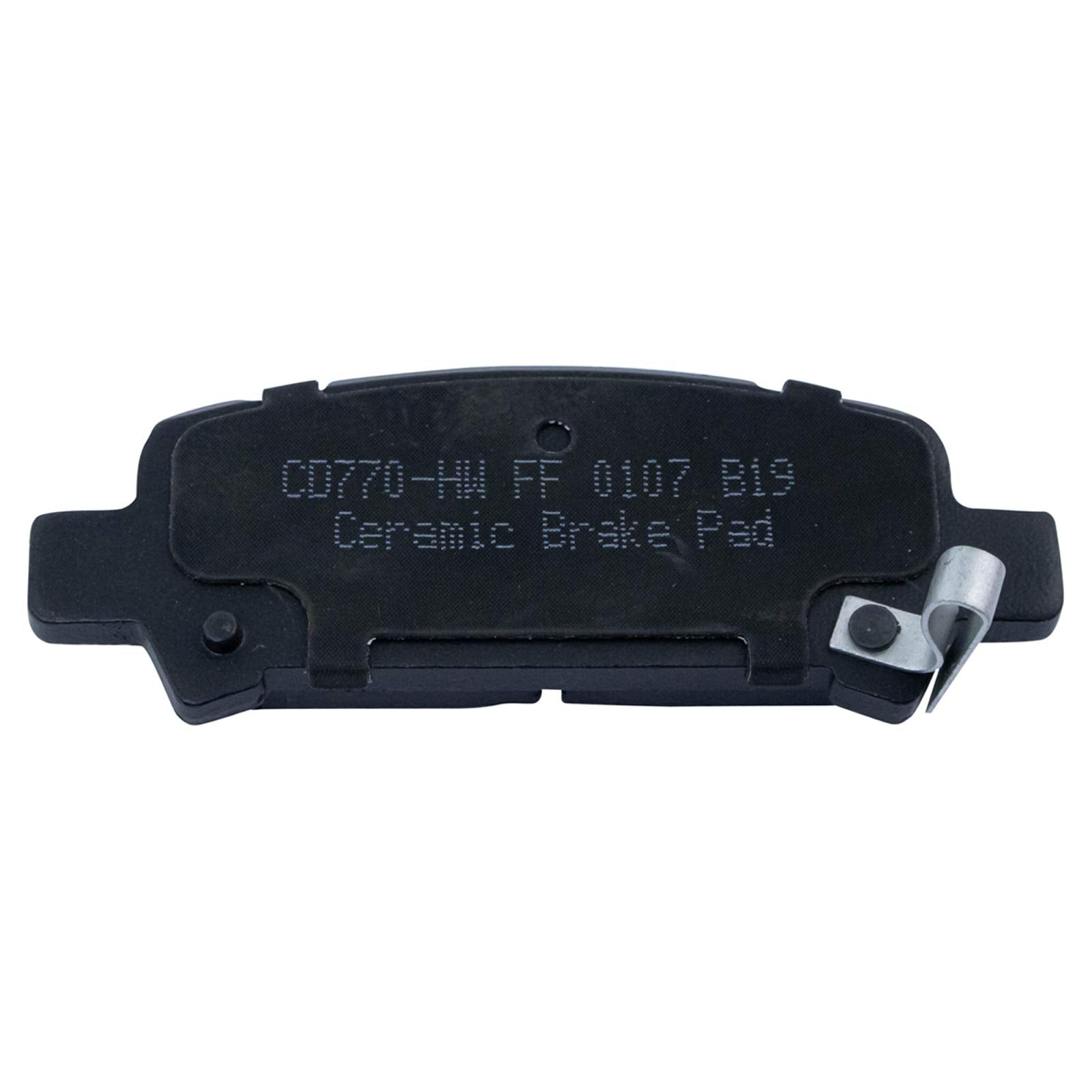TRQ Rear Brake Pads Ceramic Compatible with 2003-2006 Subaru Baja 1998-2003 Forester 1999-2003 Impreza 2000-2009 Legacy 2000-200