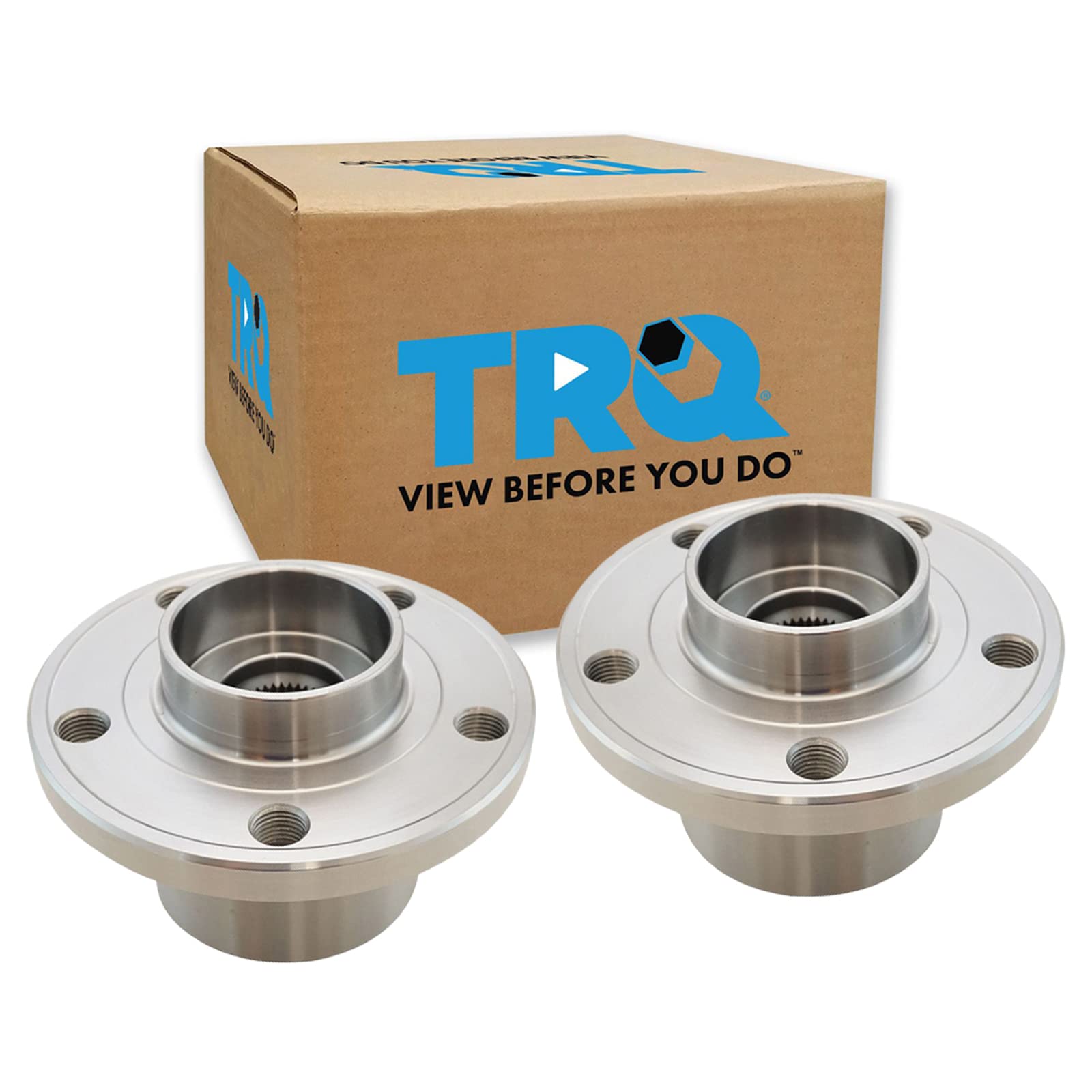 Trq Front Wheel Hub Bearings Assembly Set Compatible With 2011-2018 Volvo S60 2016-2018 S60 Cross Country 2007-2016 S80 2015-201