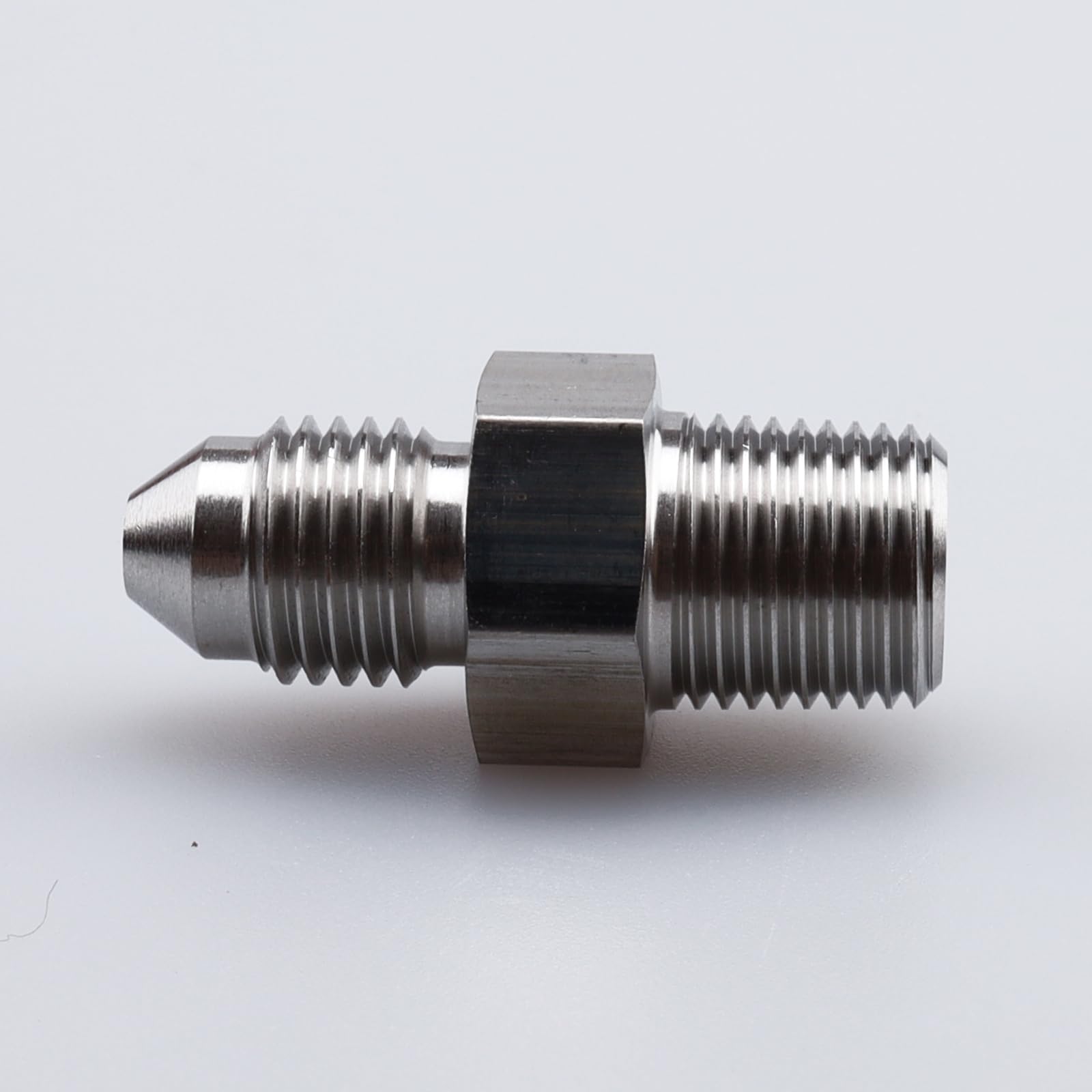 AC PERFORMANCE Male 1/8'' NPT to -3 AN Flare Adapter Straight Stainless Steel