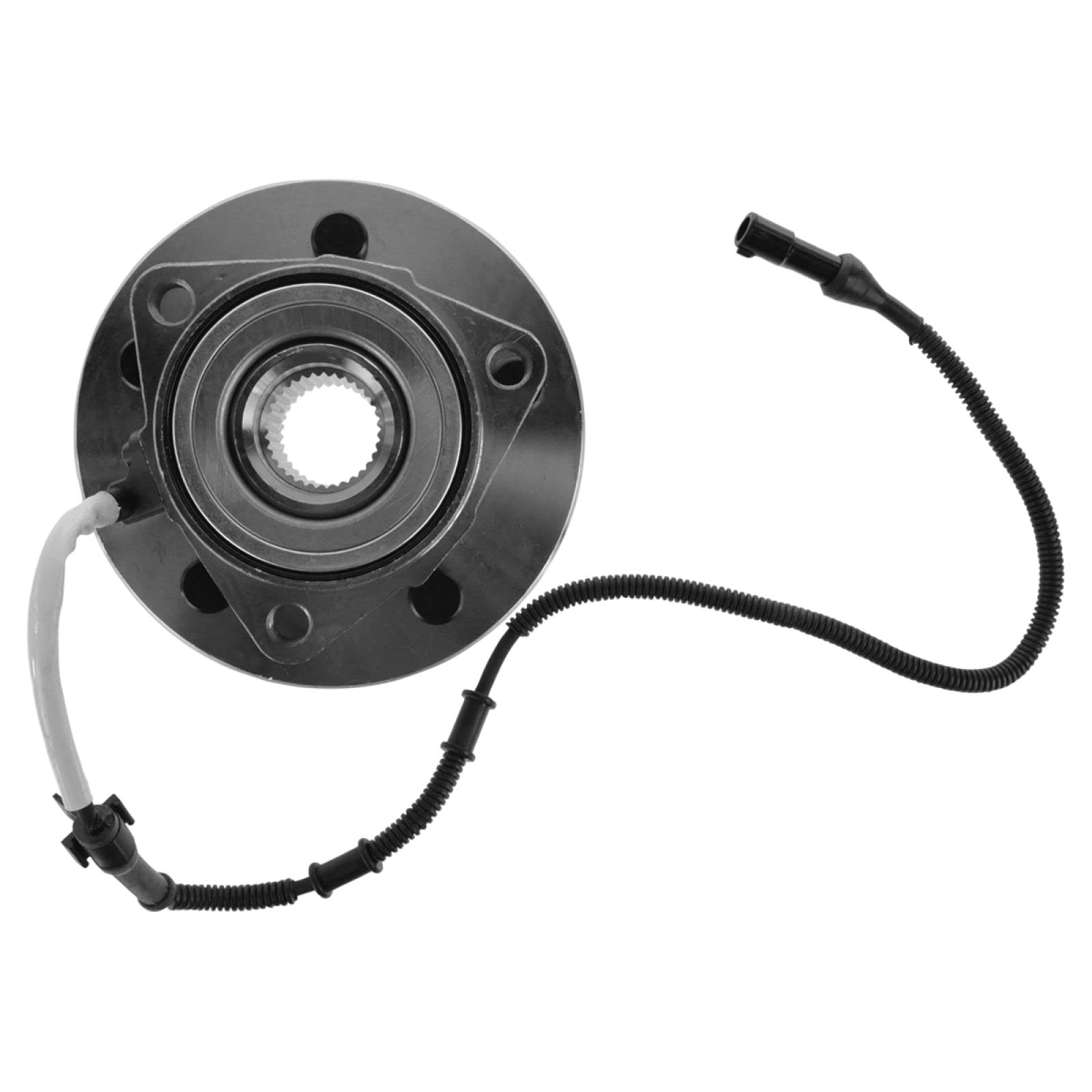Trq Front Wheel Bearing & Hub Assembly 4Wd With Abs Sensor Compatible With 2000-2004 Ford F-150 2004 F-150 Heritage