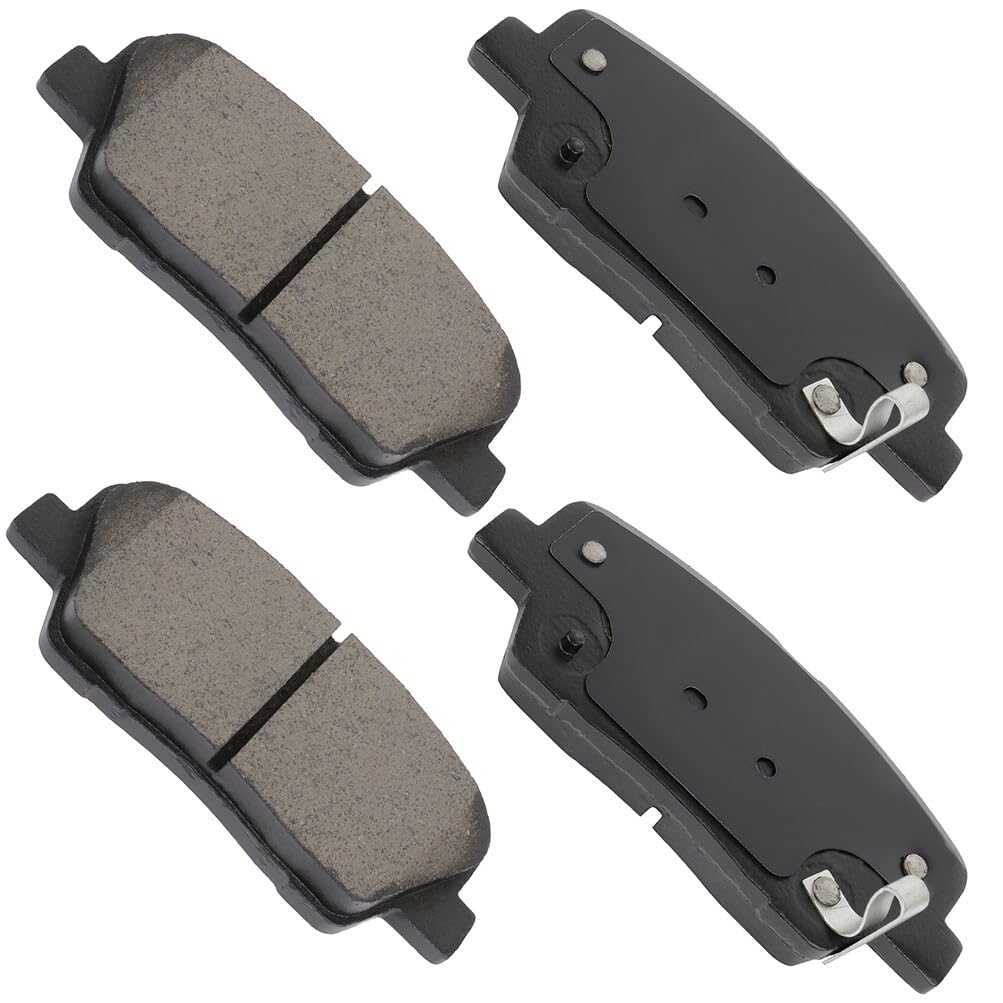 Cciyu D1284 Rear Ceramic Disc Brake Pads Kit For Hyundai Entourage 07-09,For Hyundai Genesis 09,For Hyundai Genesis Coupe 10-16,