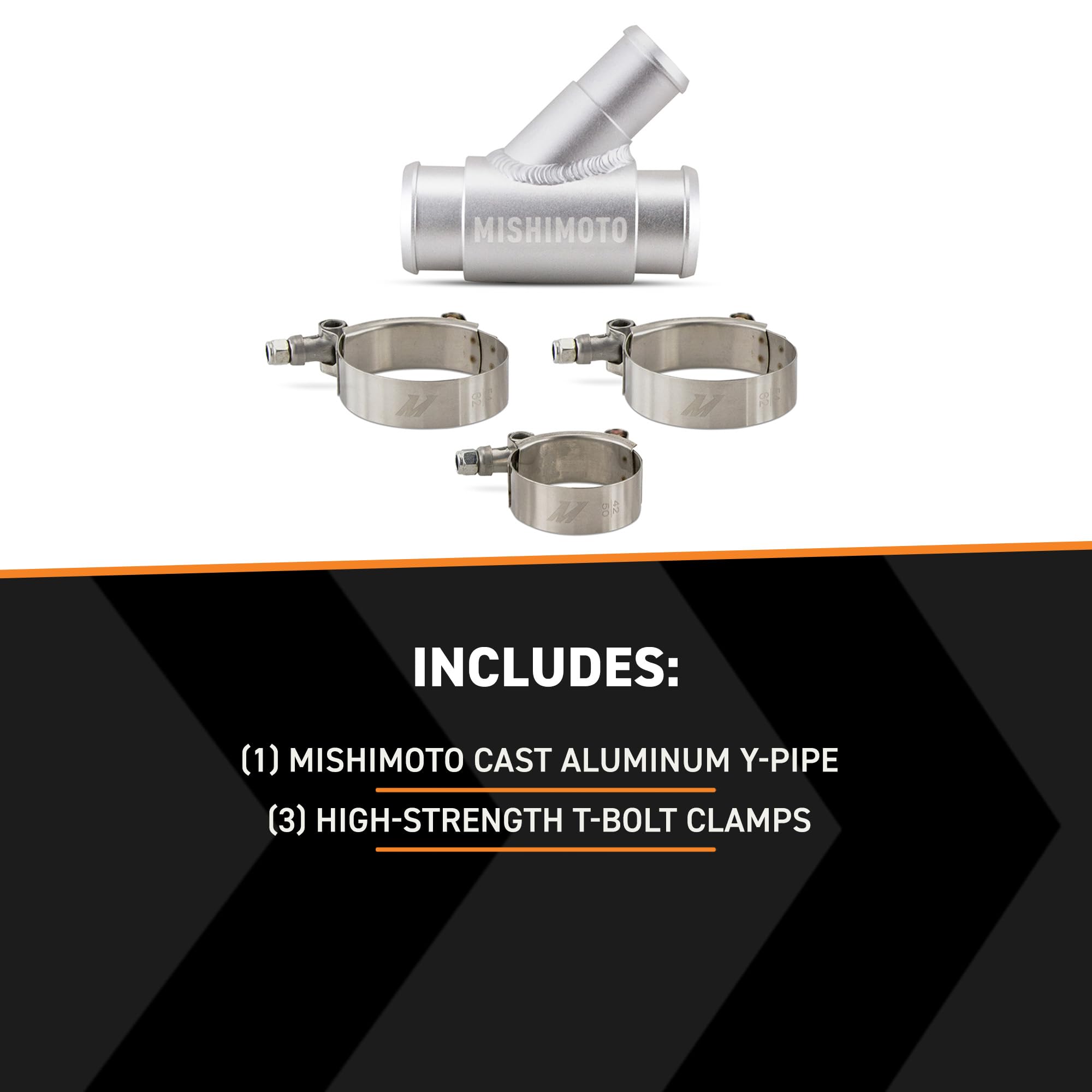 Mishimoto MMHOSE-RAM-13Y Aluminum Coolant Y-Pipe, to Connect Dual Radiator Hoses, Compatible with RAM Cummins 2500 & 3500 6.7L,