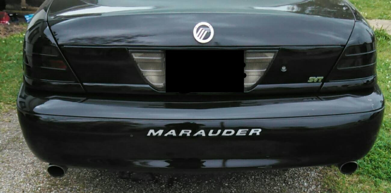 Bdtrims Bumper Raised Letters Compatible With 2000-2004 Marauder Models (Chrome)