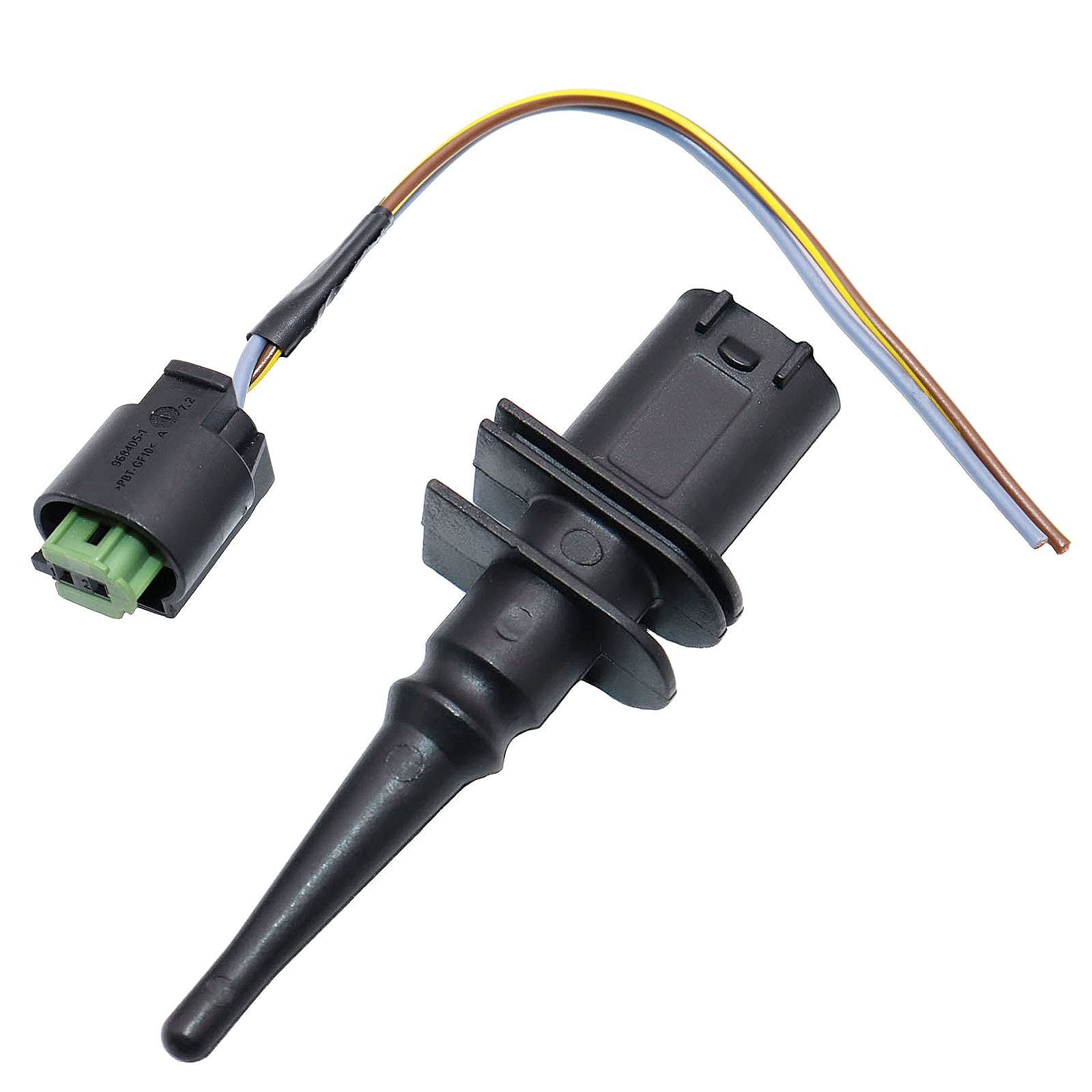 Kejsted Outside Ambient Air Temperature Sensor & Connector Pigtail Plug 65816905133 65816905050 Compatible With Bmw 128I 323I 325I 328I 330Ci 528I 530I 550I M3 M5 M6 X3 X5 X6 Z4 Z8 Mini Cooper