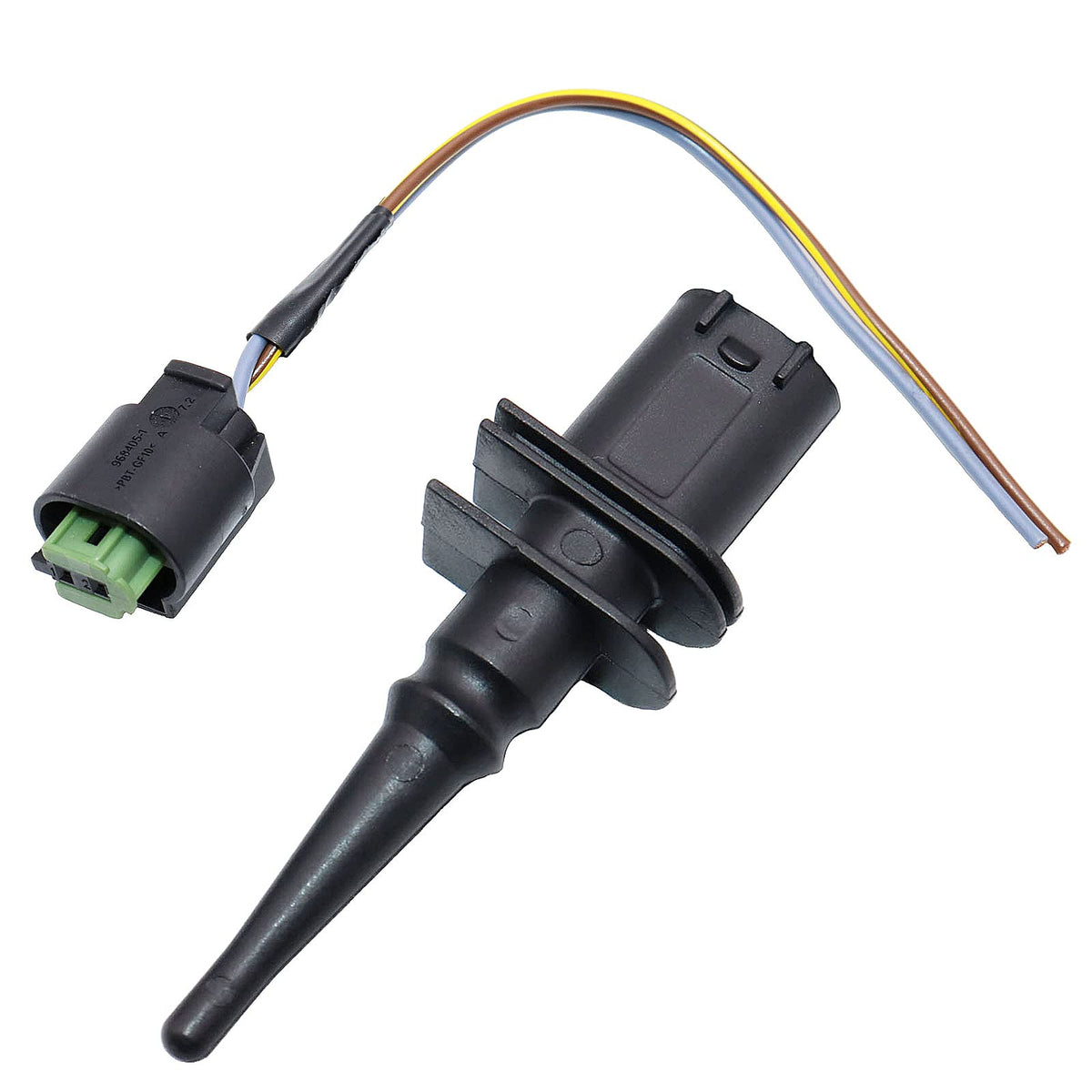 KEJSTED Outside Ambient Air Temperature Sensor & Connector Pigtail Plug 65816905133 65816905050 Compatible with BMW 128i 323i 32