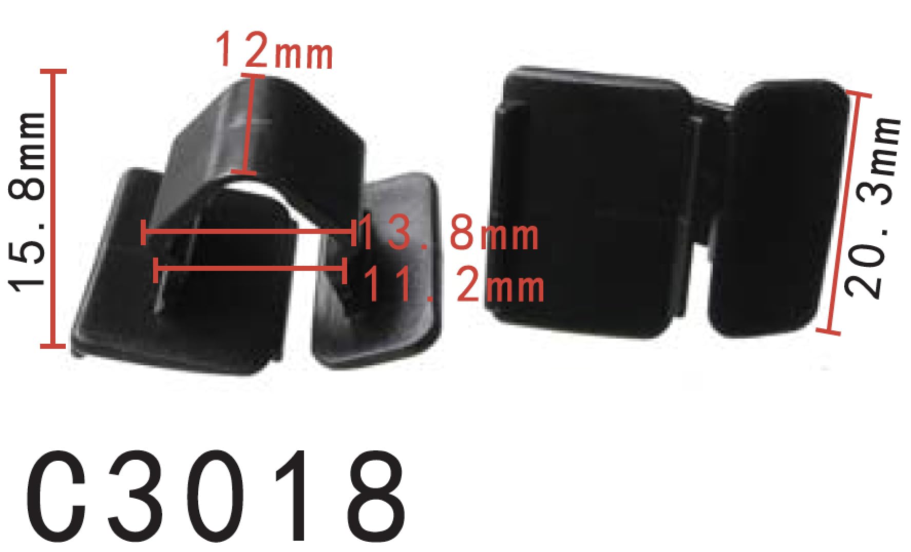 Autobahn88 Retainer Clip For Hood Insulation, Compatible With Toyota 08-11 Camry (Oem: 6221733031) (Pack Of 20)