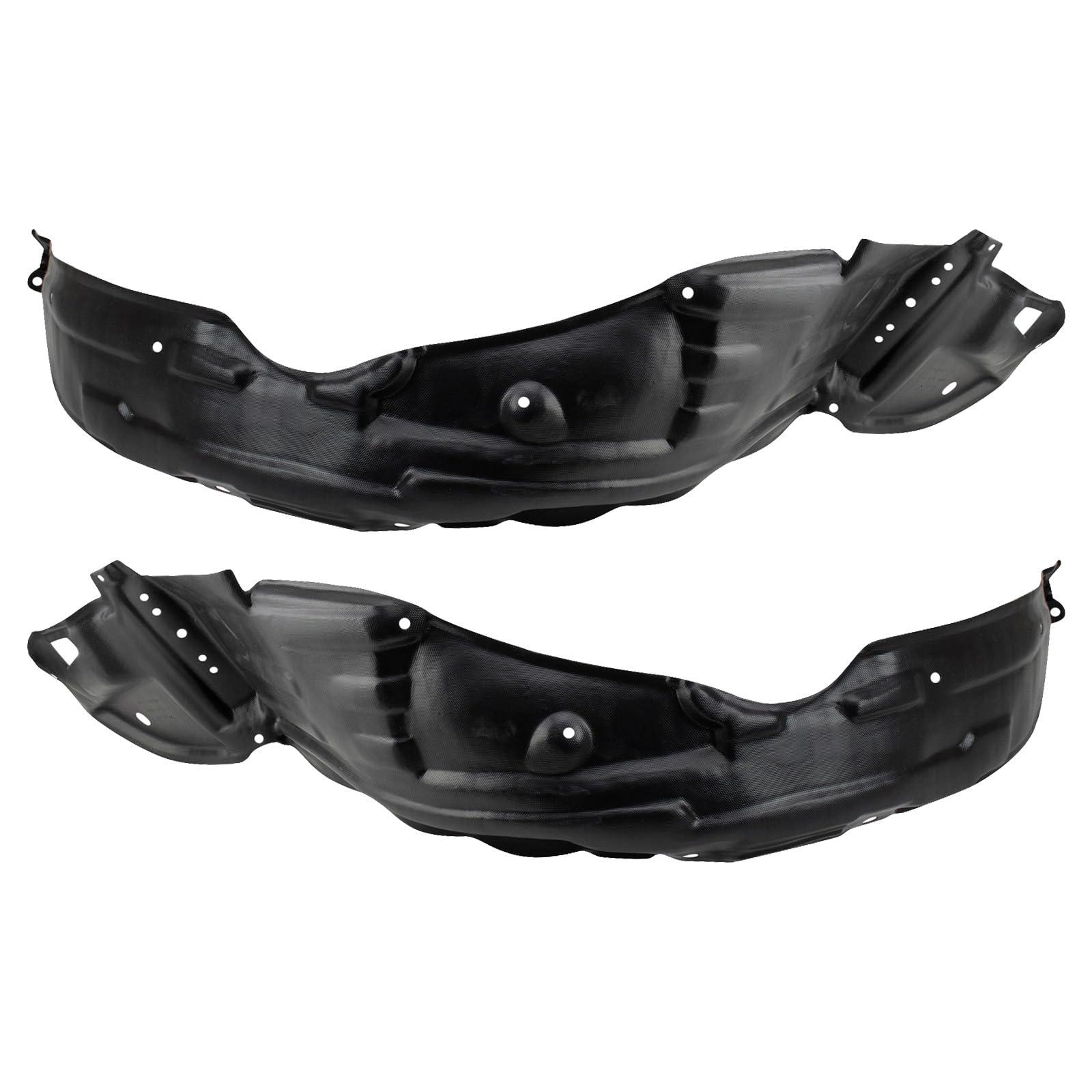 Trq Front Inner Fender Liner Set Compatible With 2003-2008 Toyota Matrix To1248123 To1249123