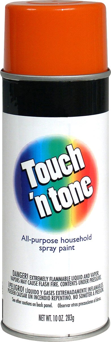Touch 'n Tone Gloss Canary Orange Spray Paint 10 oz.