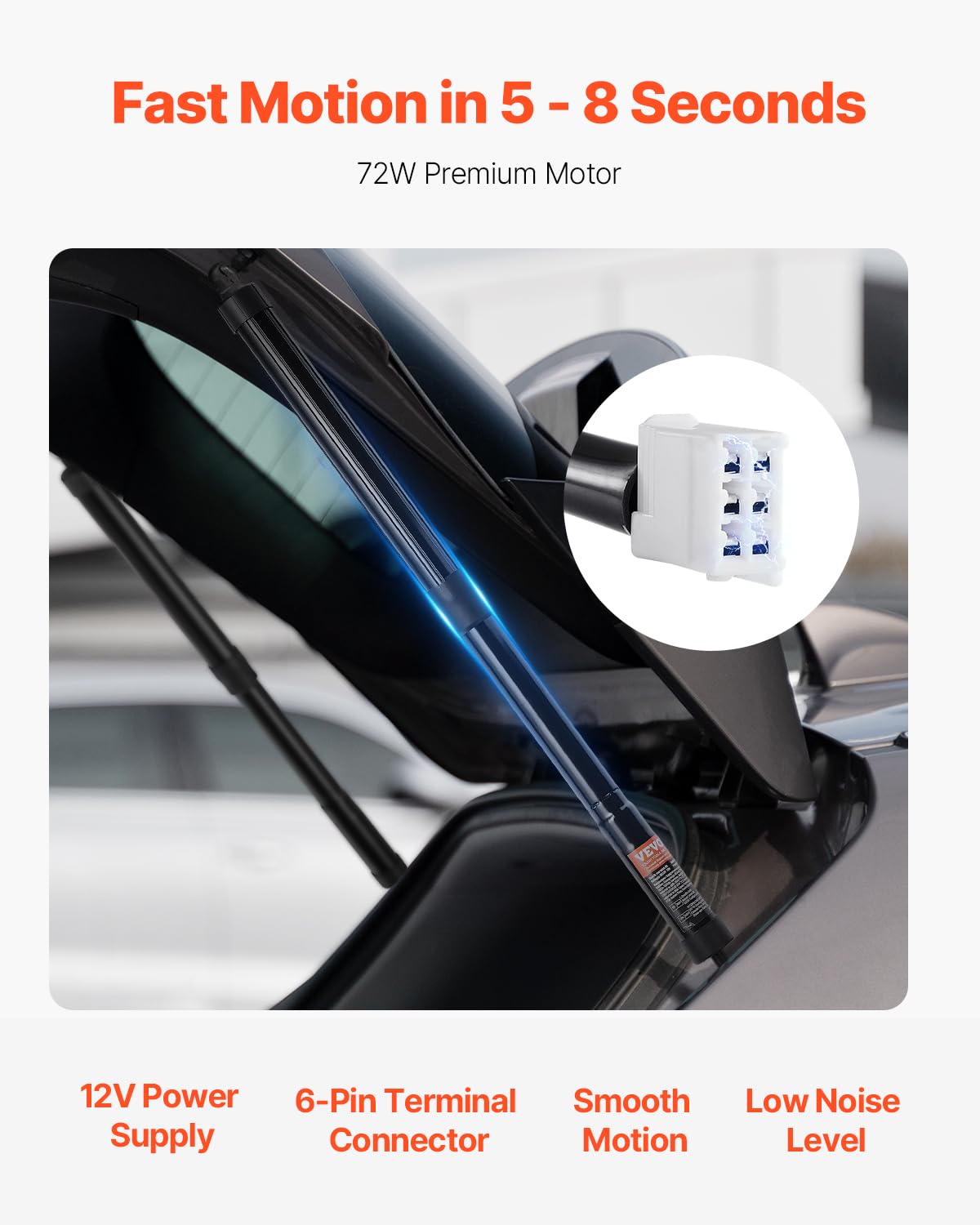 VEVOR Rear Left & Right Tailgate Power Lift Support, Compatible with 2014-2019 TOYOTA Highlander, Electric Tailgate Liftgate Pow