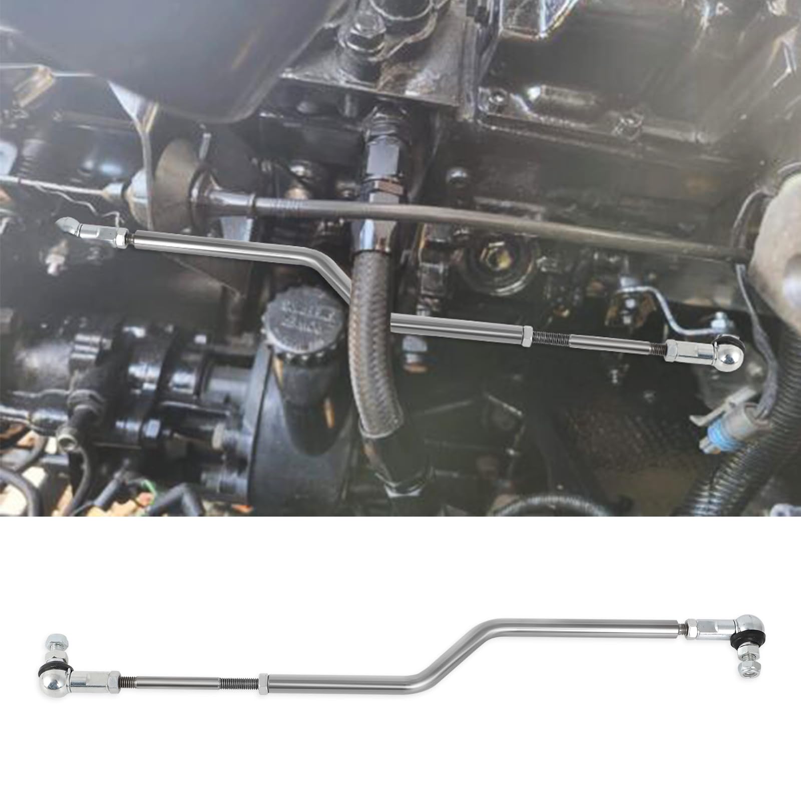 Throttle Linkage Kit Adjustment Throttle Linkage Rod for Dodge Joints Dodge P-Pump 1994-1998 | for Dodge Ram 2500 1994-1998 | fo