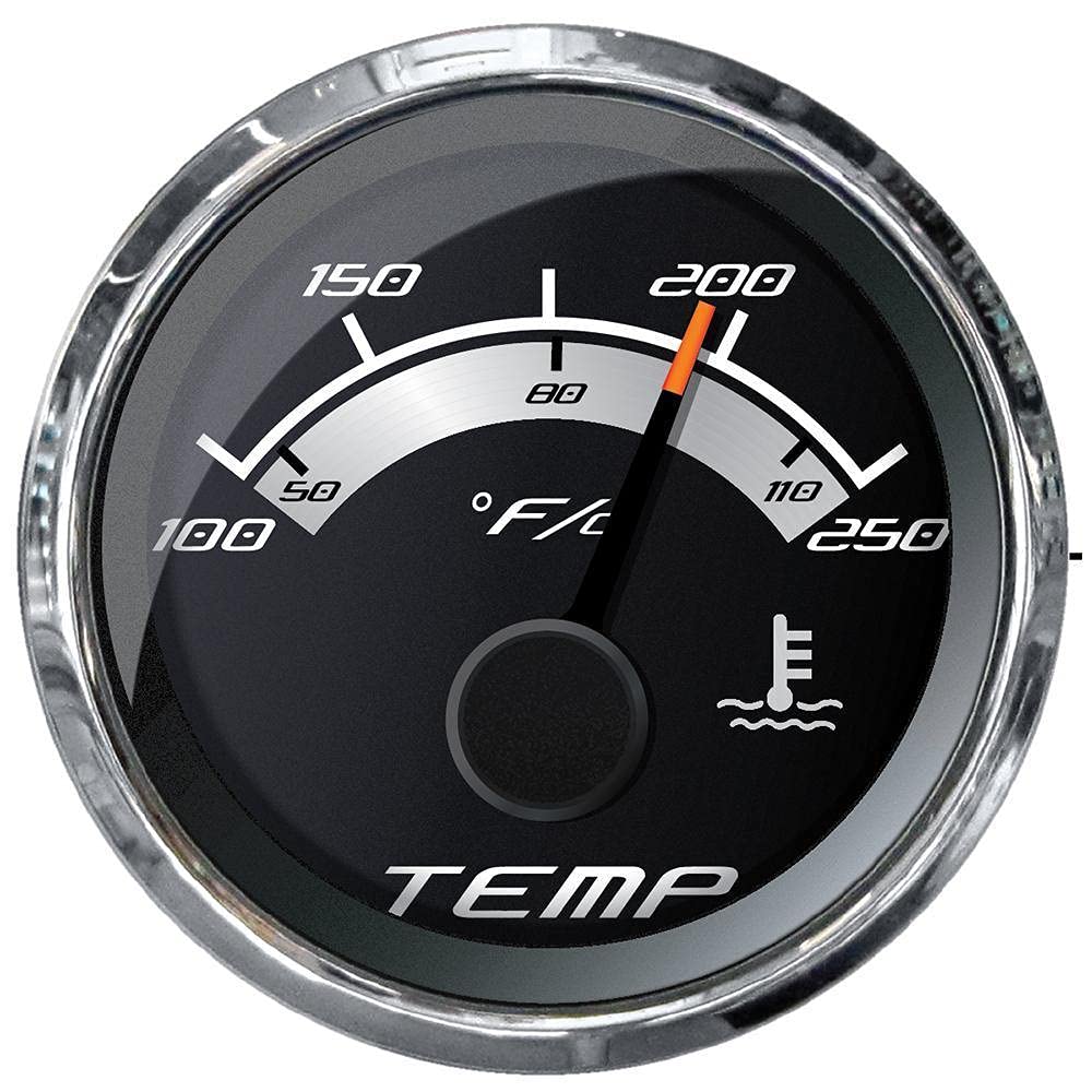 Faria Platinum 2'' Water Temp Gauge (100-250F)