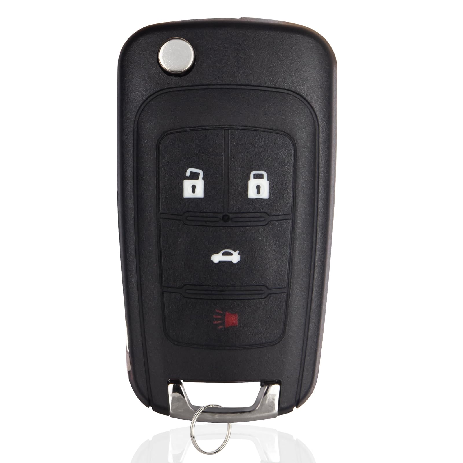 Car Key Fob Keyless Entry Remote Flip Replacement For 2010-2019 Chevy Cruze Camaro Impala Equinox Malibu Sonic/Gmc Terrain/Buick