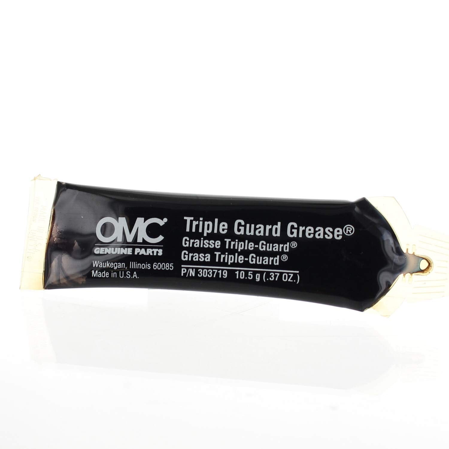 Johnson Evinrude OMC Triple Guard Marine Grease, 0303719, 10.5g, Lithium, Tube, Grease, Prevent Corrosion
