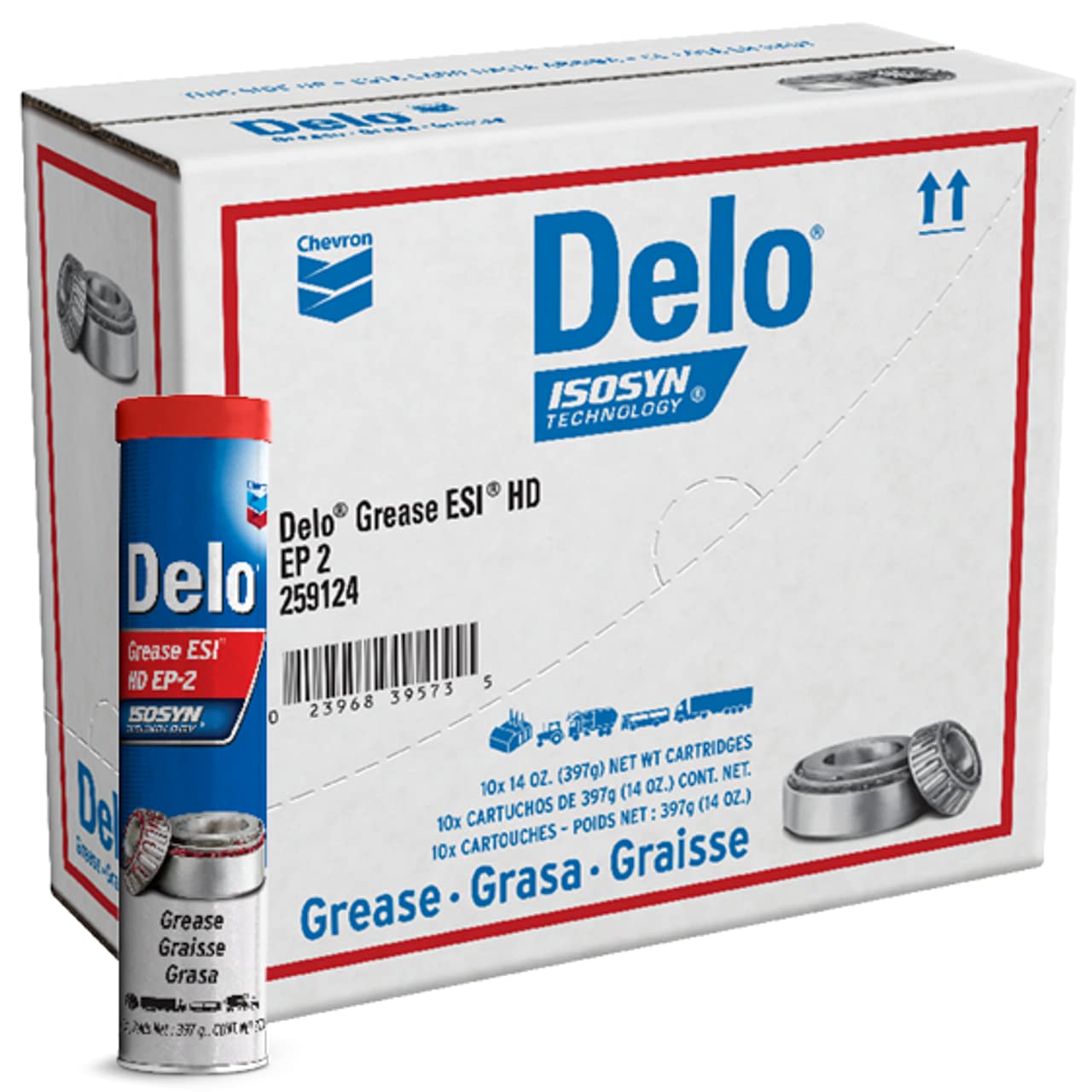 Chevron Delo Grease Esi Hd Ep 2 10-Pack