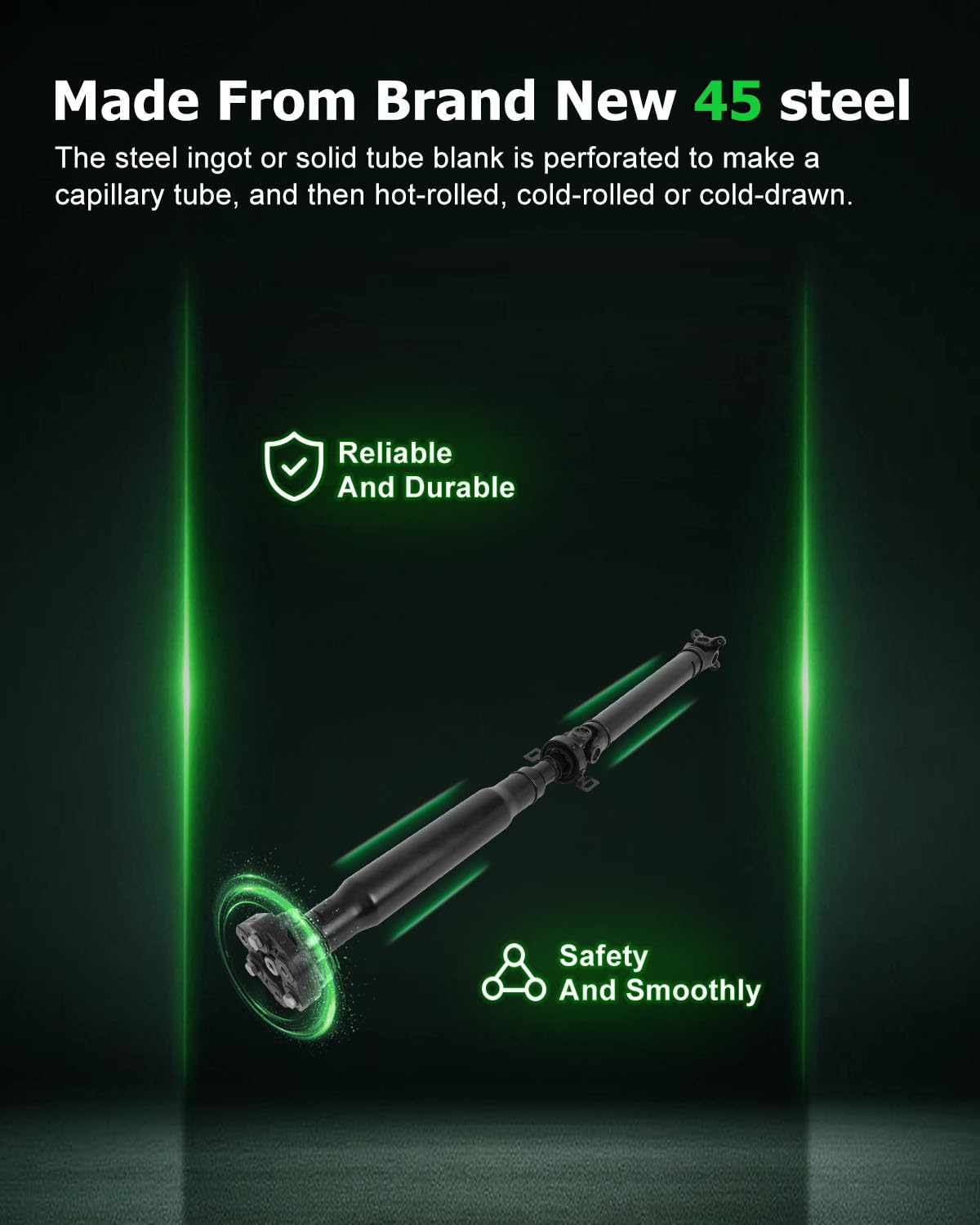 Scitoo?47.75''?Steel Rear Driveshaft Assembly Drive Shaft Prop Shaft For Bmw 325Xi 2001-2005,For Bmw 330Xi 2001-2005,Oe# 936-597