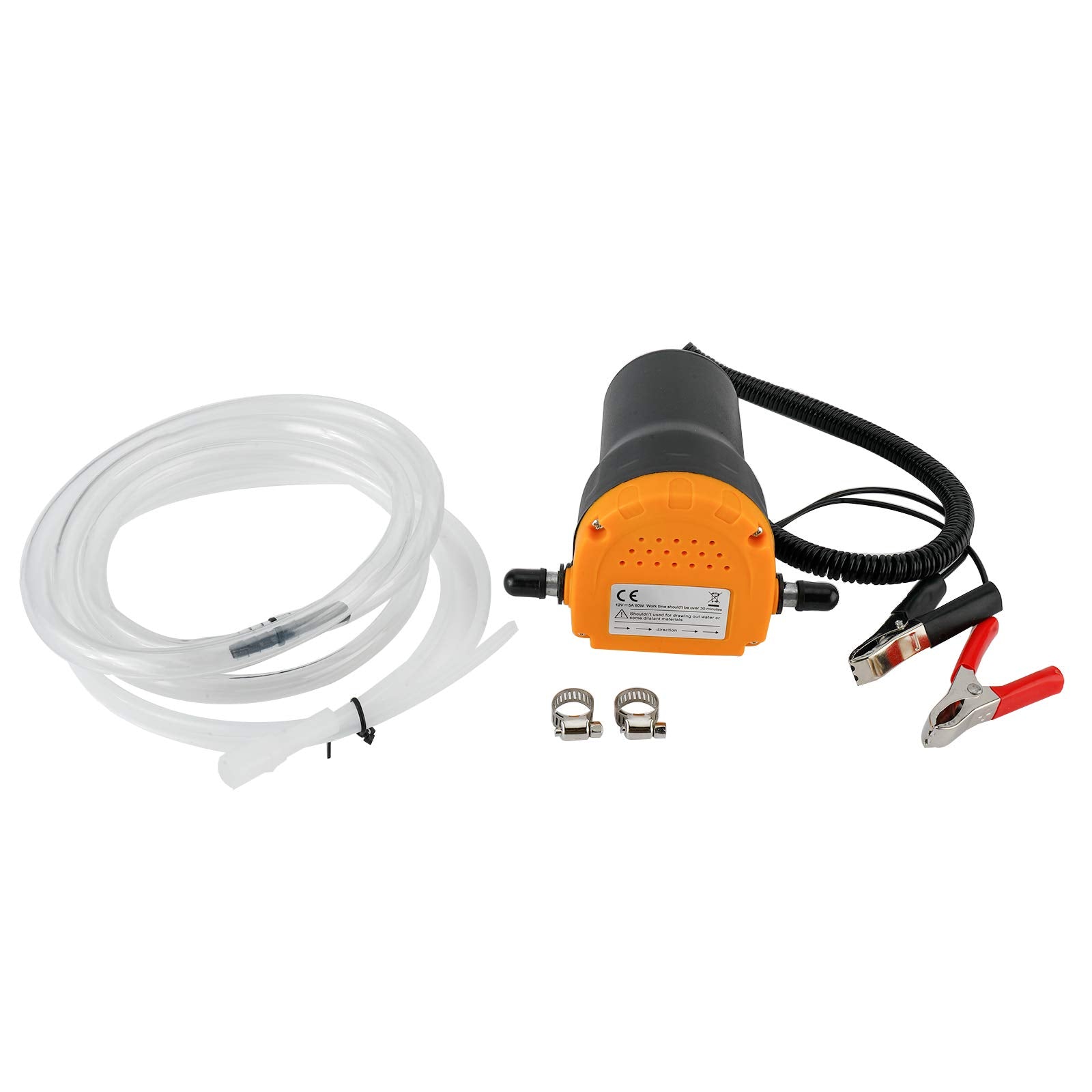 Amarine Made 12V Oil Extractor Pump, 60W Electric Oil Transfer for Cars, RVs, Boats, and Lawn Equipment, Model YI-0564