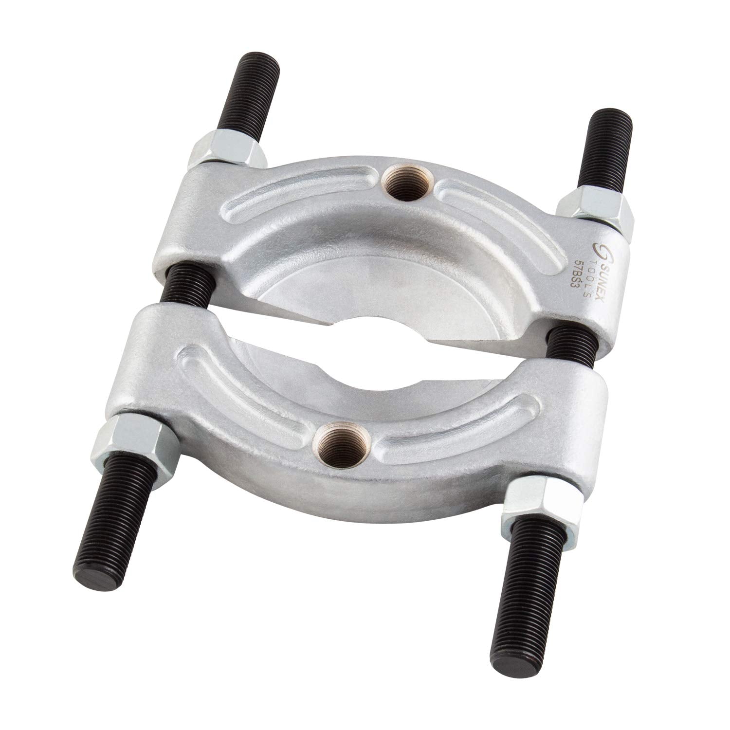 Sunex Tools 57BS3 Bearing Seperator, 1/2 Inch  4-5/8 Inch, Alloy Steel Angled Edges, Bearing Splitter with Threaded Holes