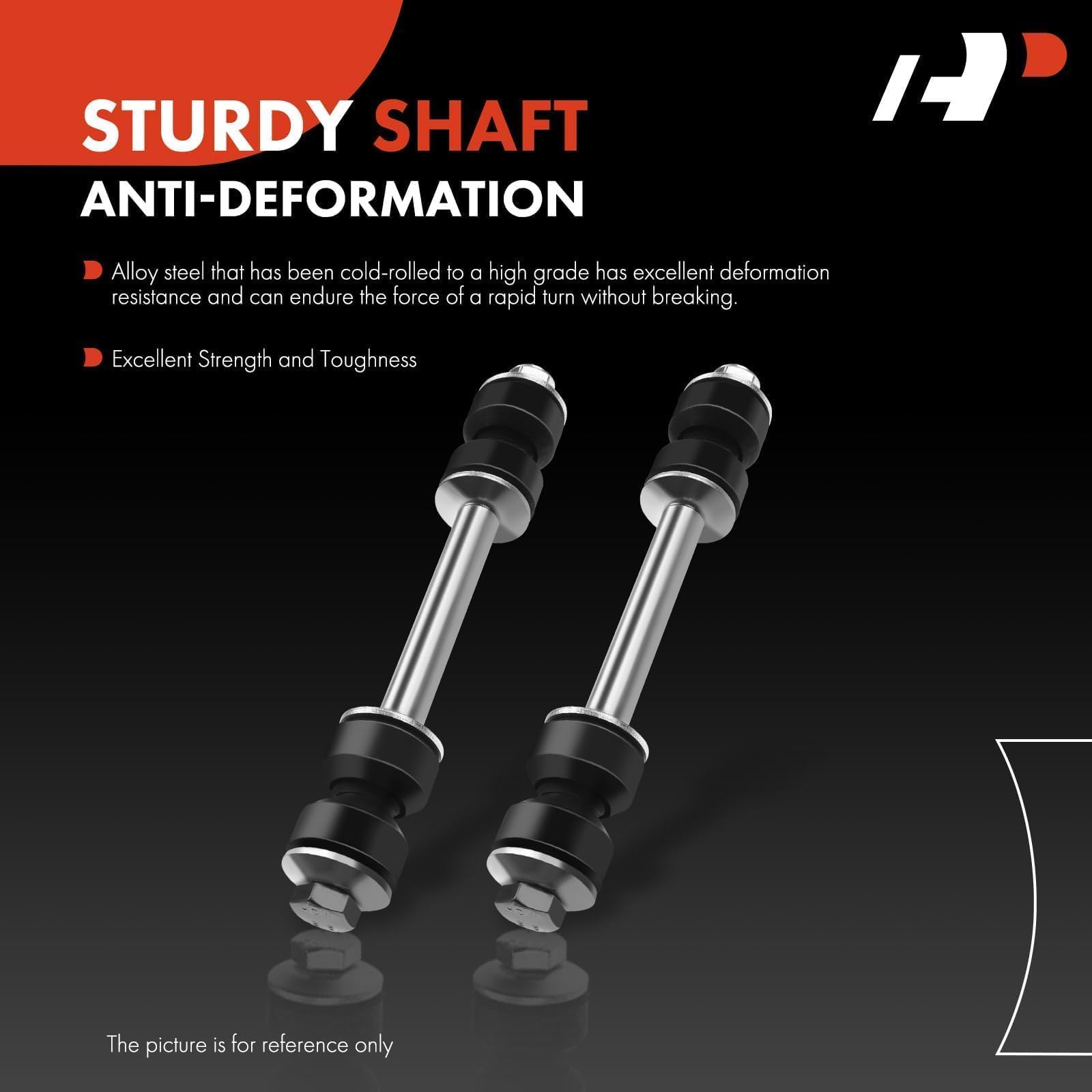 A-Premium 2Pcs Front Sway Bar Links Stabilizer Bar Links, Compatible with Ford F-150 97-03, F-150 Heritage 04, F-250 97-99, Expe