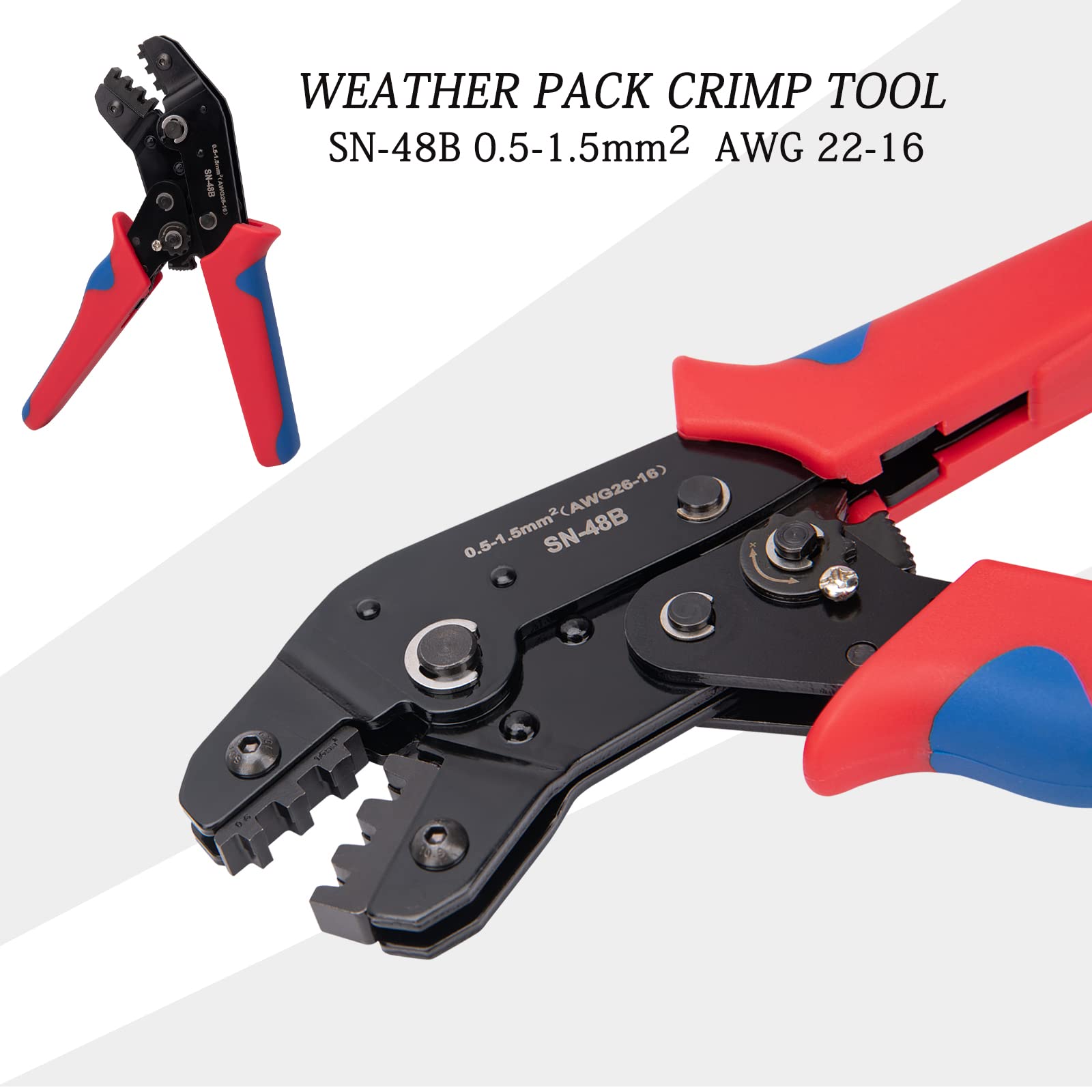 708Pcs Waterproof Electrical Wire Connector Terminals Plug Kit 1/2/3/4/5/6 Male&Female Pin Automotive Wire Connectors Kit With Weather Pack Crimp Tool