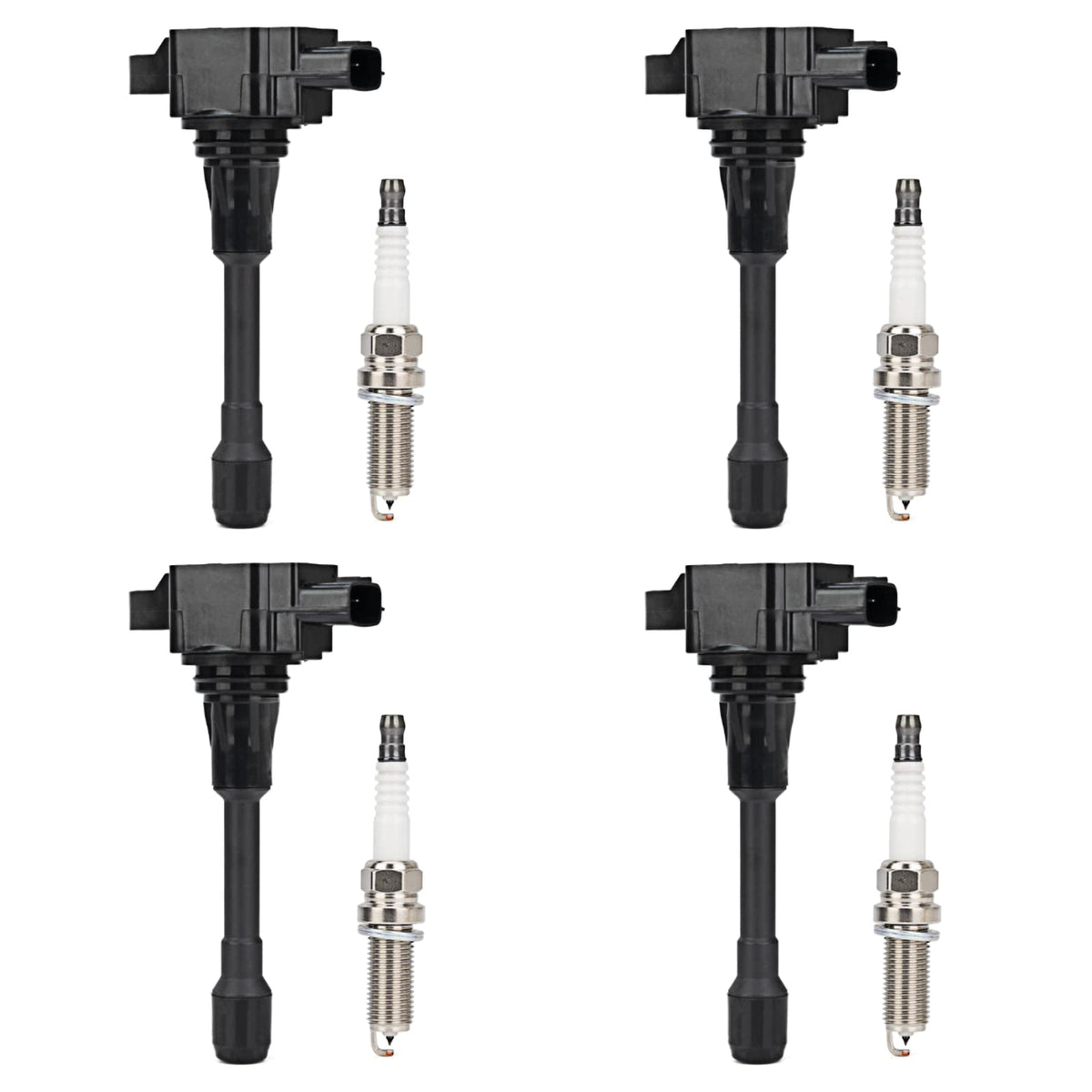4 UF549 Ignition Coil Pack and 4 9029 Iridium Spark Plug Compatible with Nissan Altima Versa Sentra Rogue Cube QX60 NV200 2.5L 2