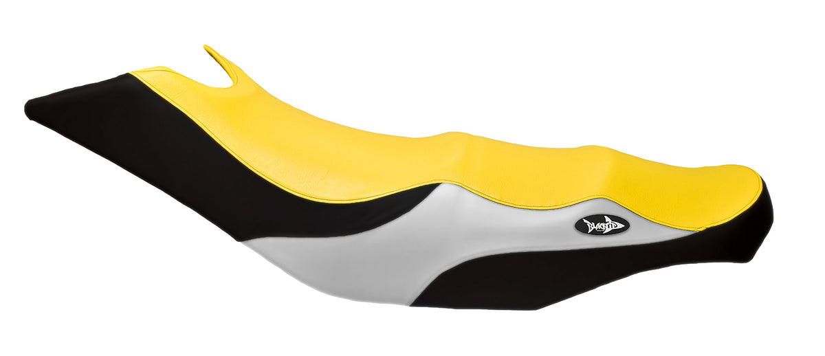 BlackTip Jetsports Seat Cover for Sea-Doo 2006-2008 GTI/GTI SE (Yellow/Light Gray/Black)