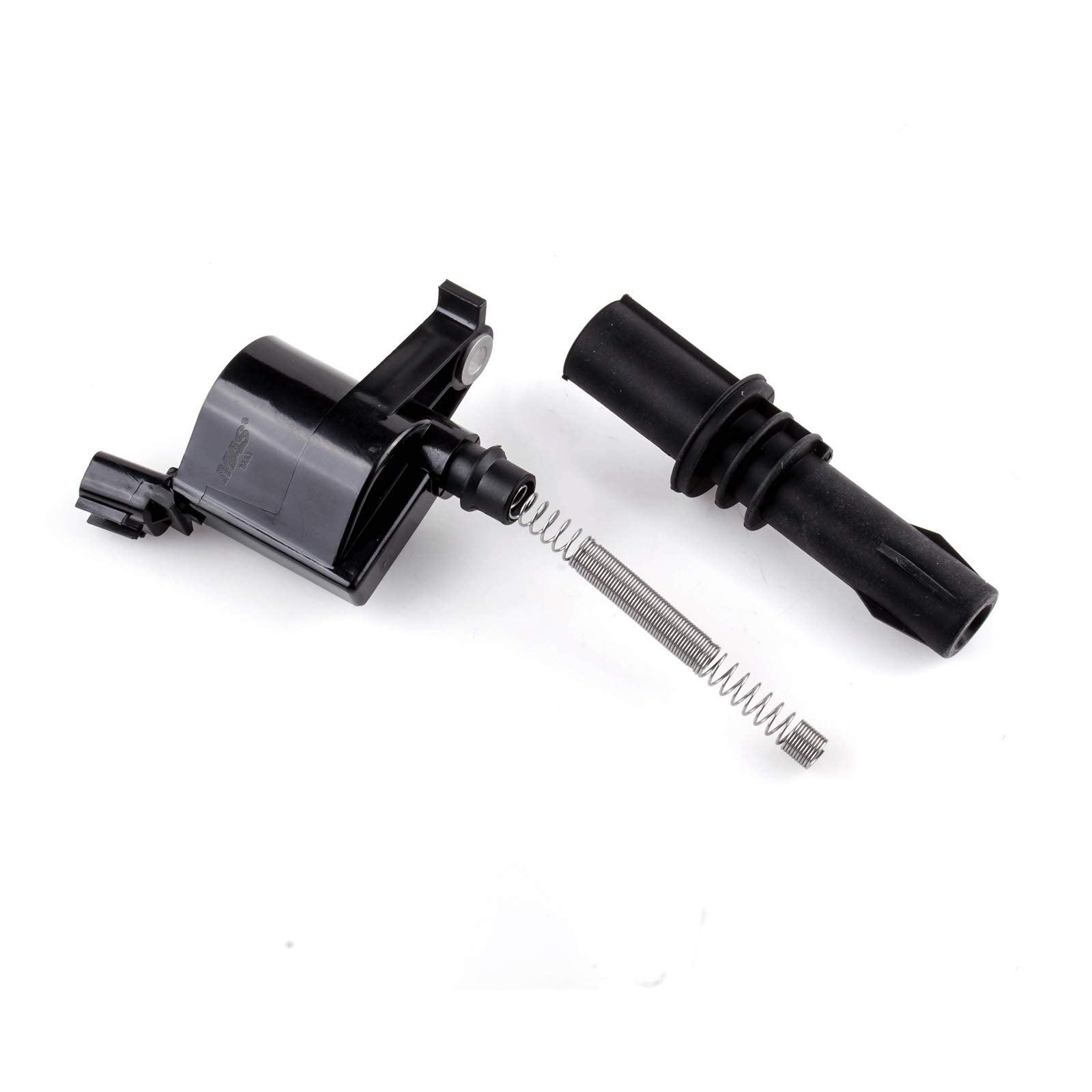 MAS Set of 8 Platinum Spark Plug and 8 Straight Ignition Coil Pack Compatible with Ford F-150 Expedition F-250 Super Duty F-350