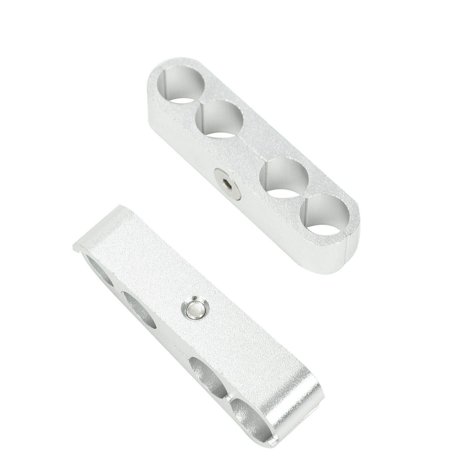 Easyberg Spark Plug Wire Separators Aluminum Kit, 7Mm 8Mm 9.5Mm Engine Spark Plug Wire Separator Divider For Looms Sbc 302 350 4